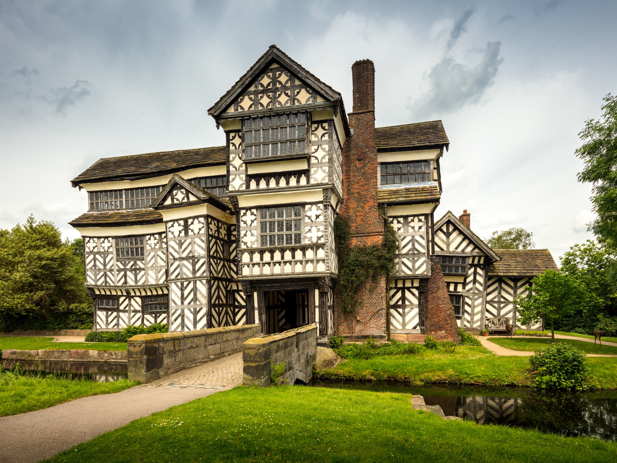 Little Moreton Hall near Manchester, UK