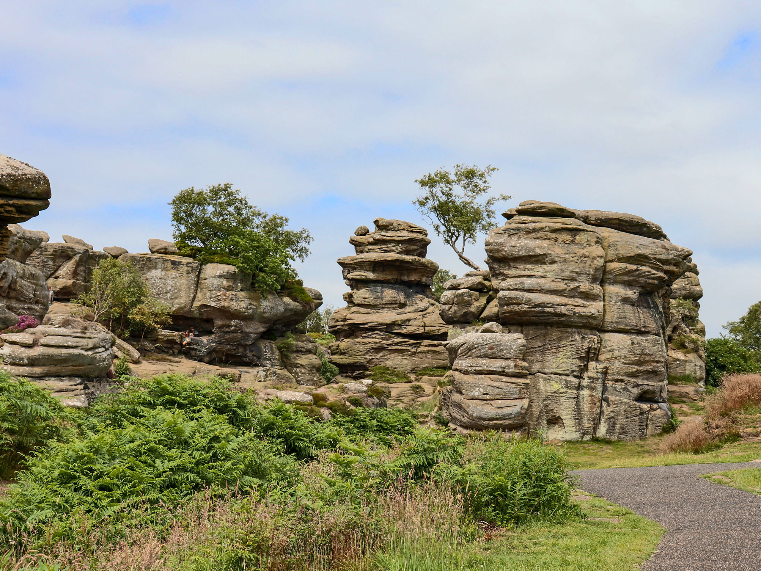 Nidderdale Brimham Rocks and Moor Walk near Manchester, UK