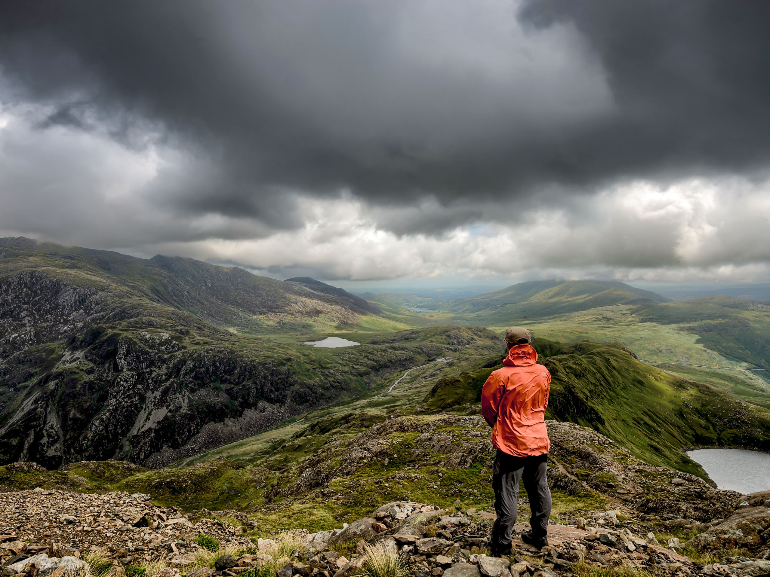 Snowdonia National Park Crib Goch hike Wales near Manchester, UK