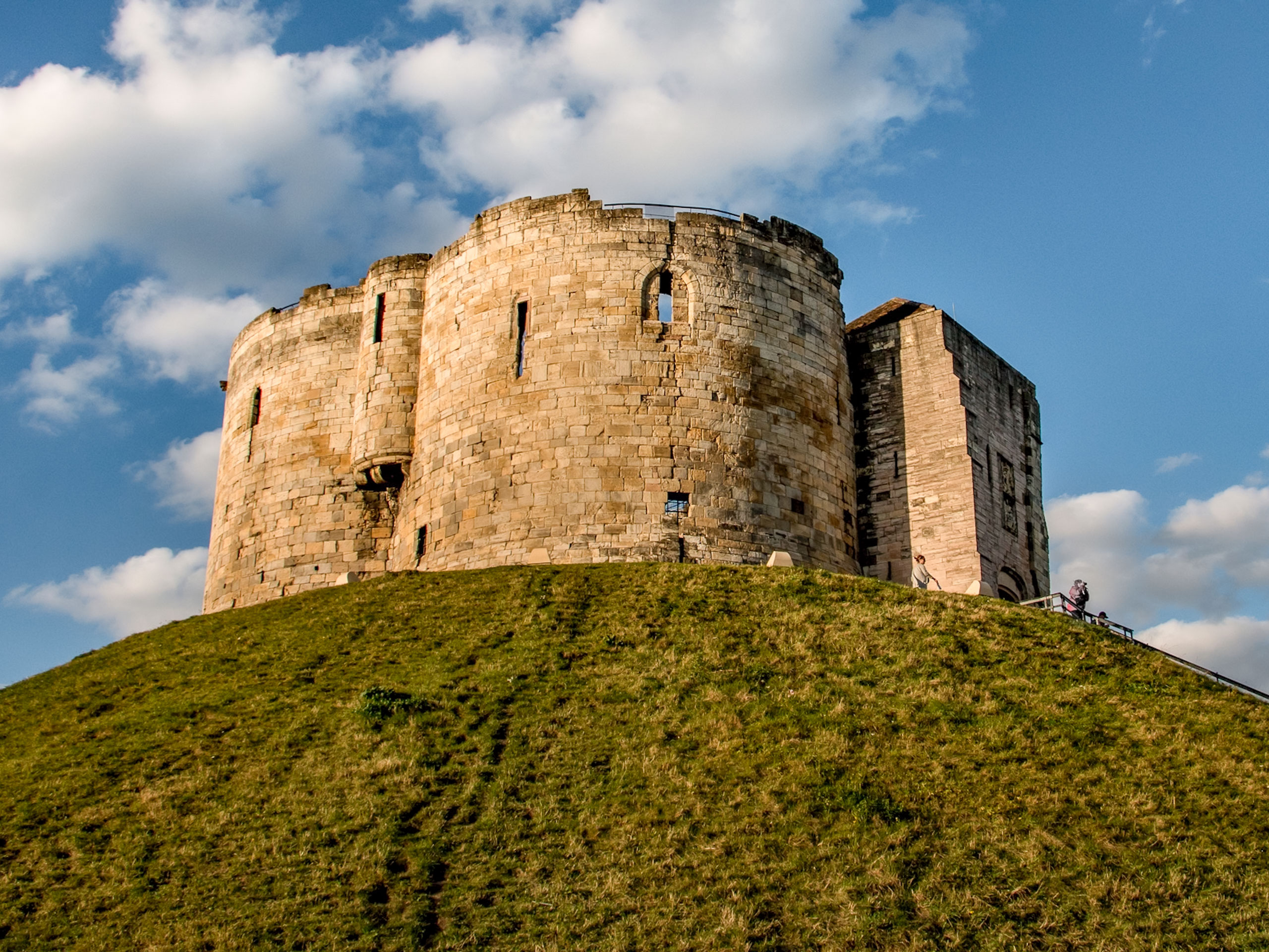 York Clifford Tower near Manchester, UK