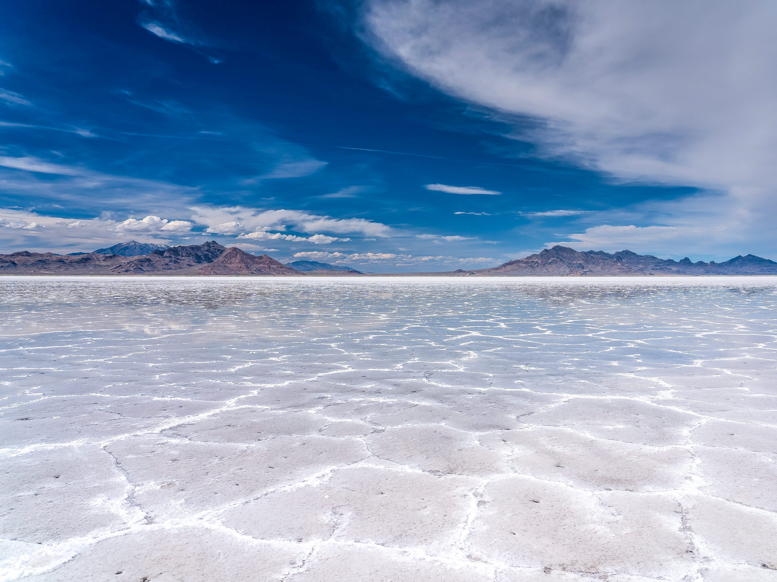 Bonneville Salt Flats in Utah