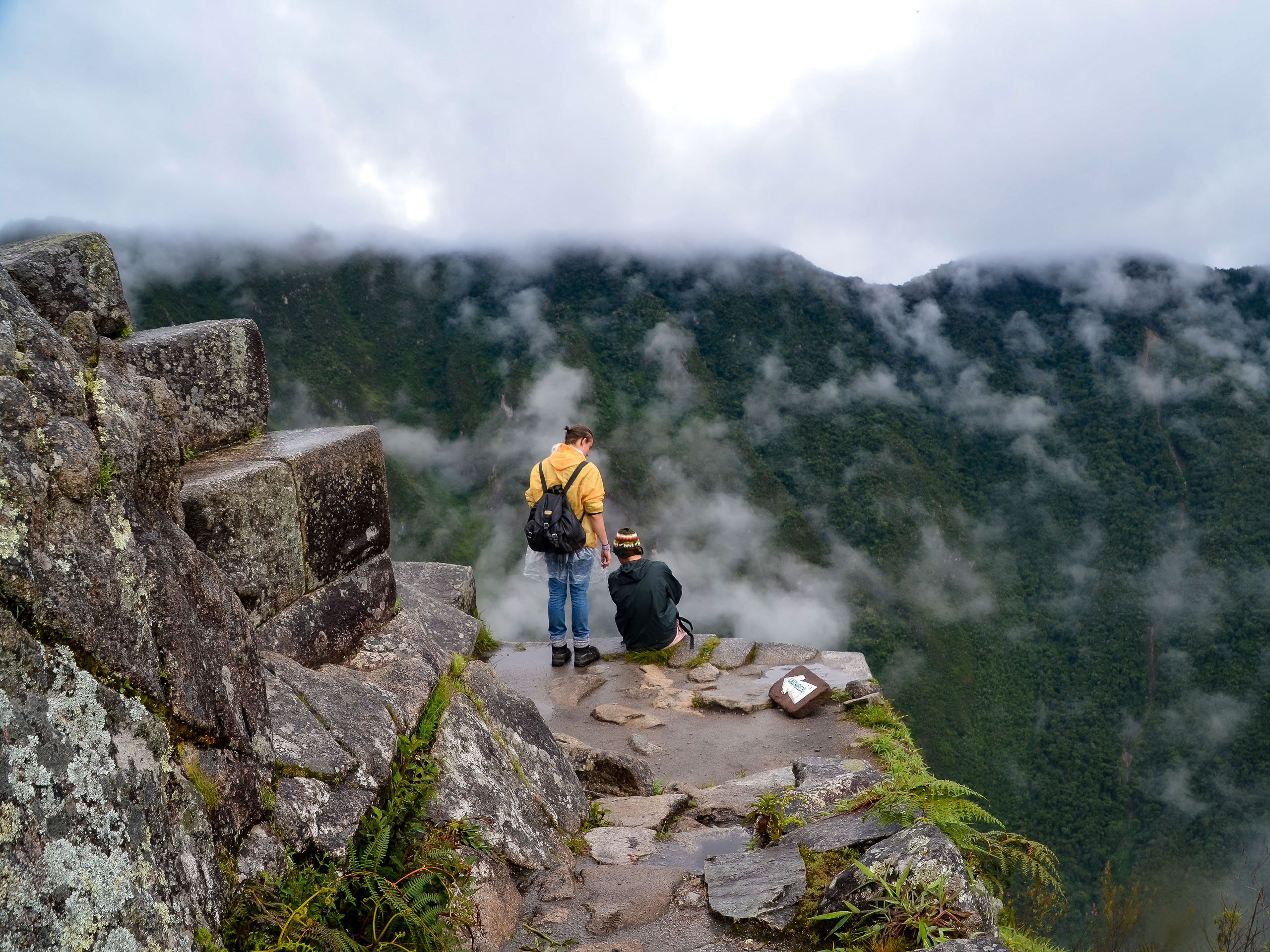 Machu Picchu hiking HuaynaPicchu mountain peak range trekking hiking Peru