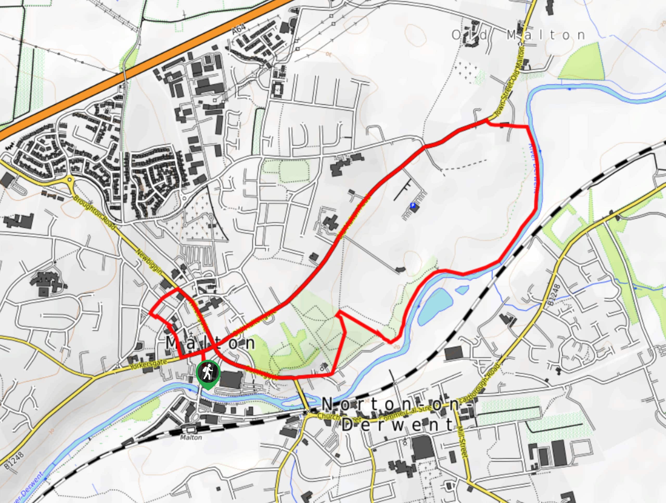 Malton and Saint Mary’s Priory Walk Map