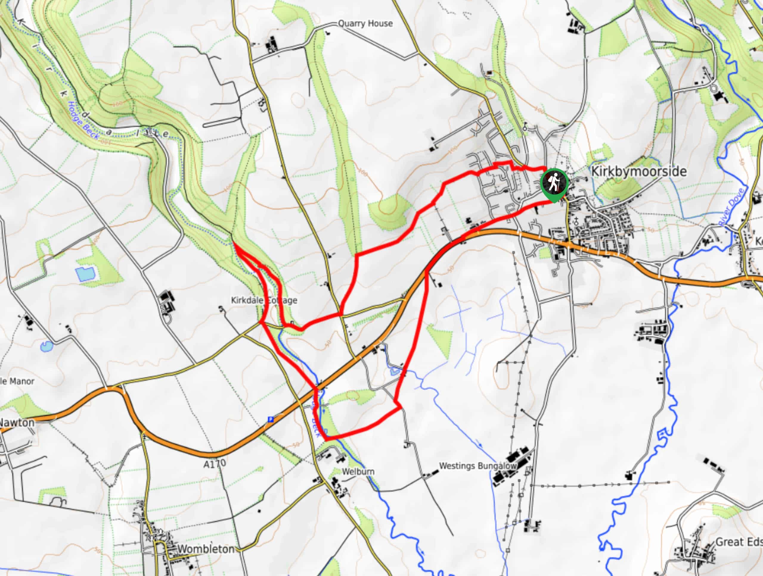 Kirkbymoorside and St Gregory’s Minster Walk Map