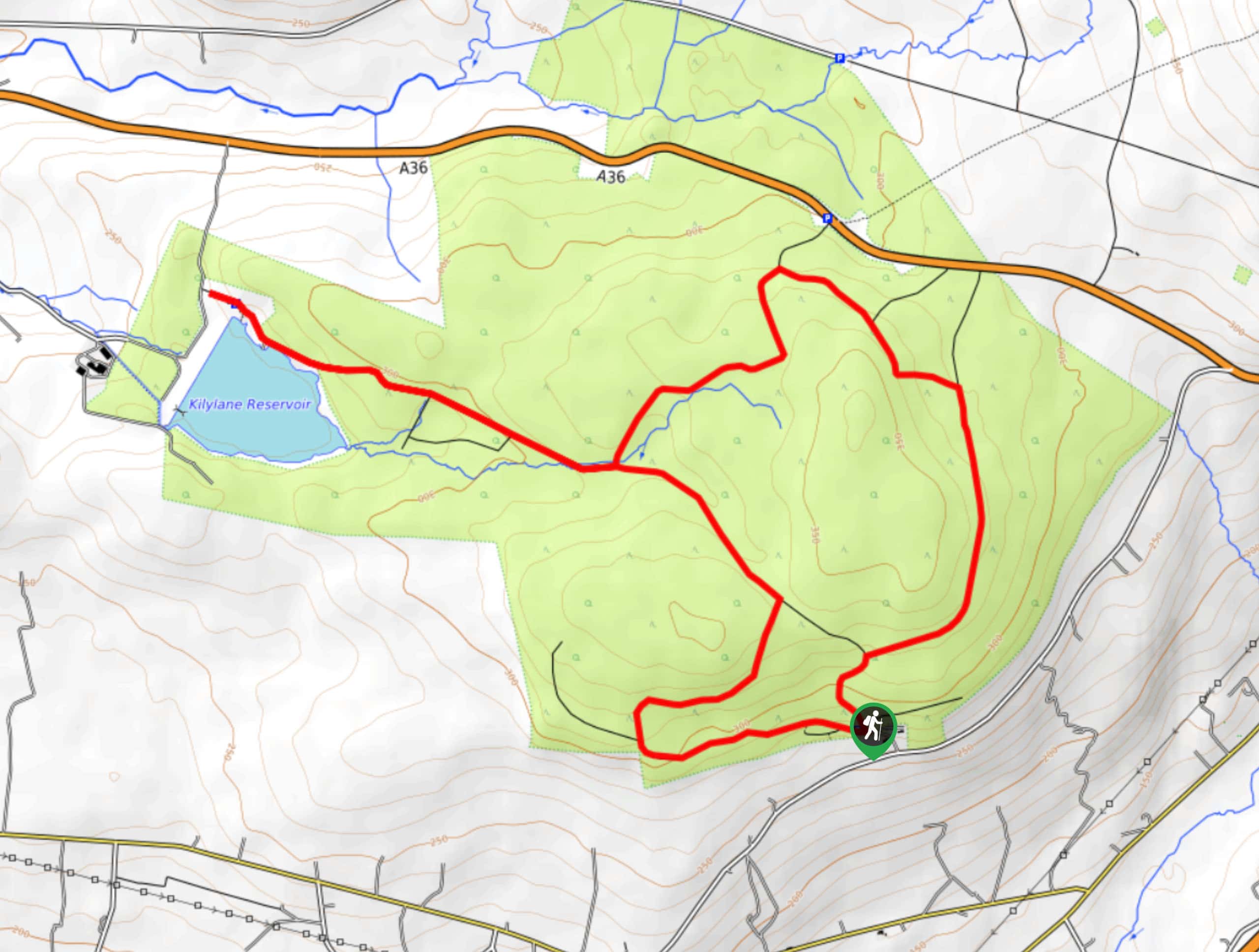 Ballyboley Forest Loop Map