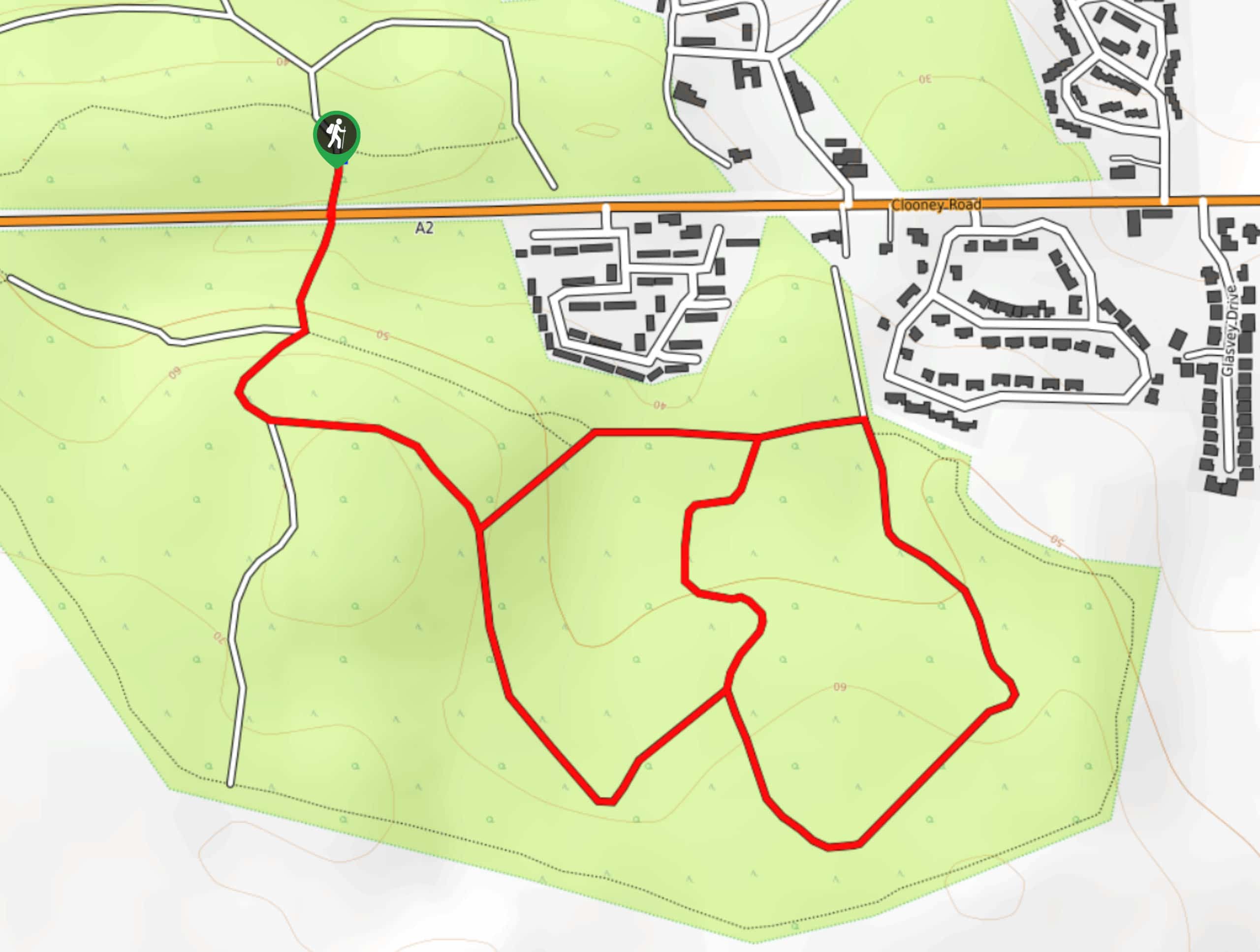 Ballykelly Forest Walk Map
