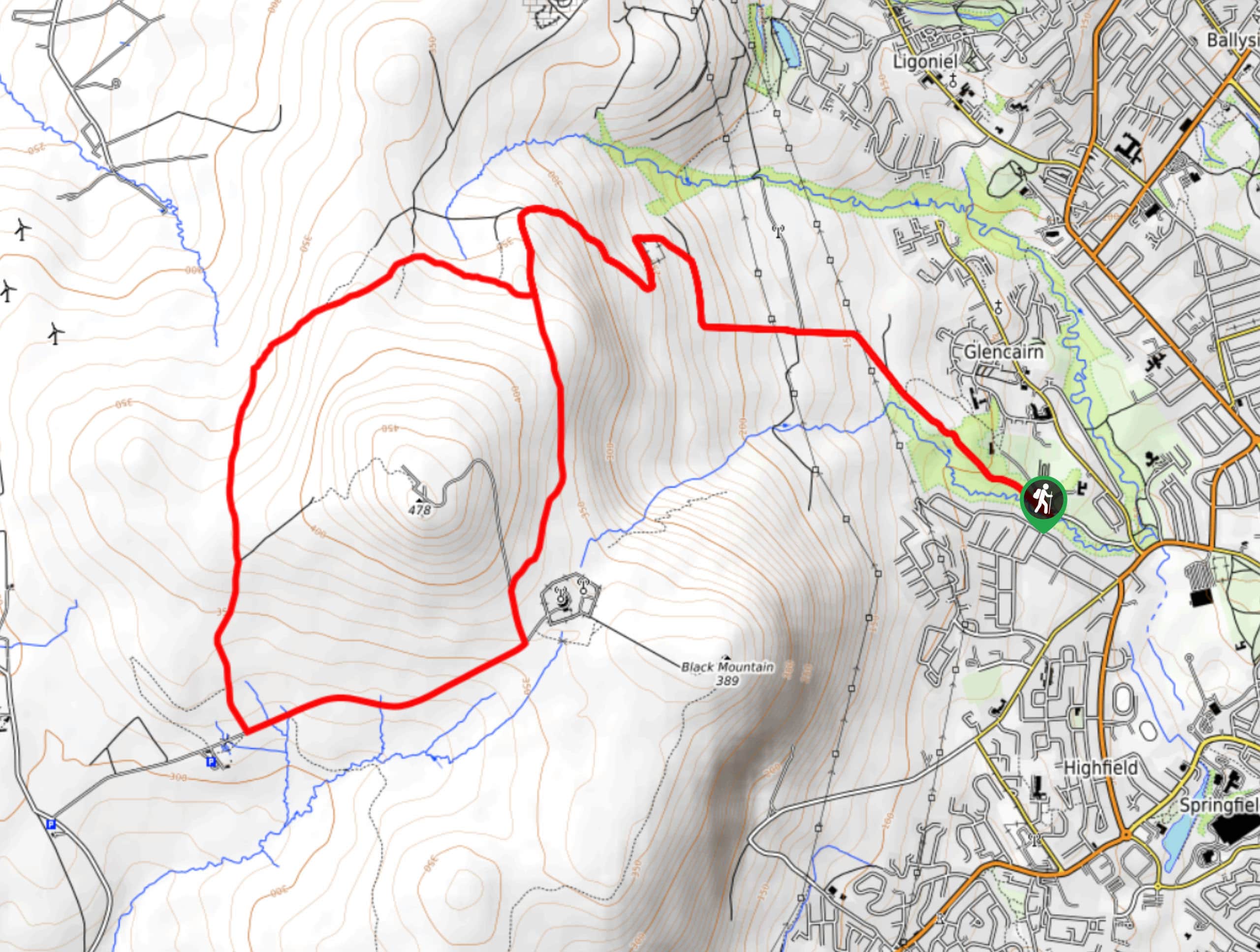 Glencairn and Heath Trail Map