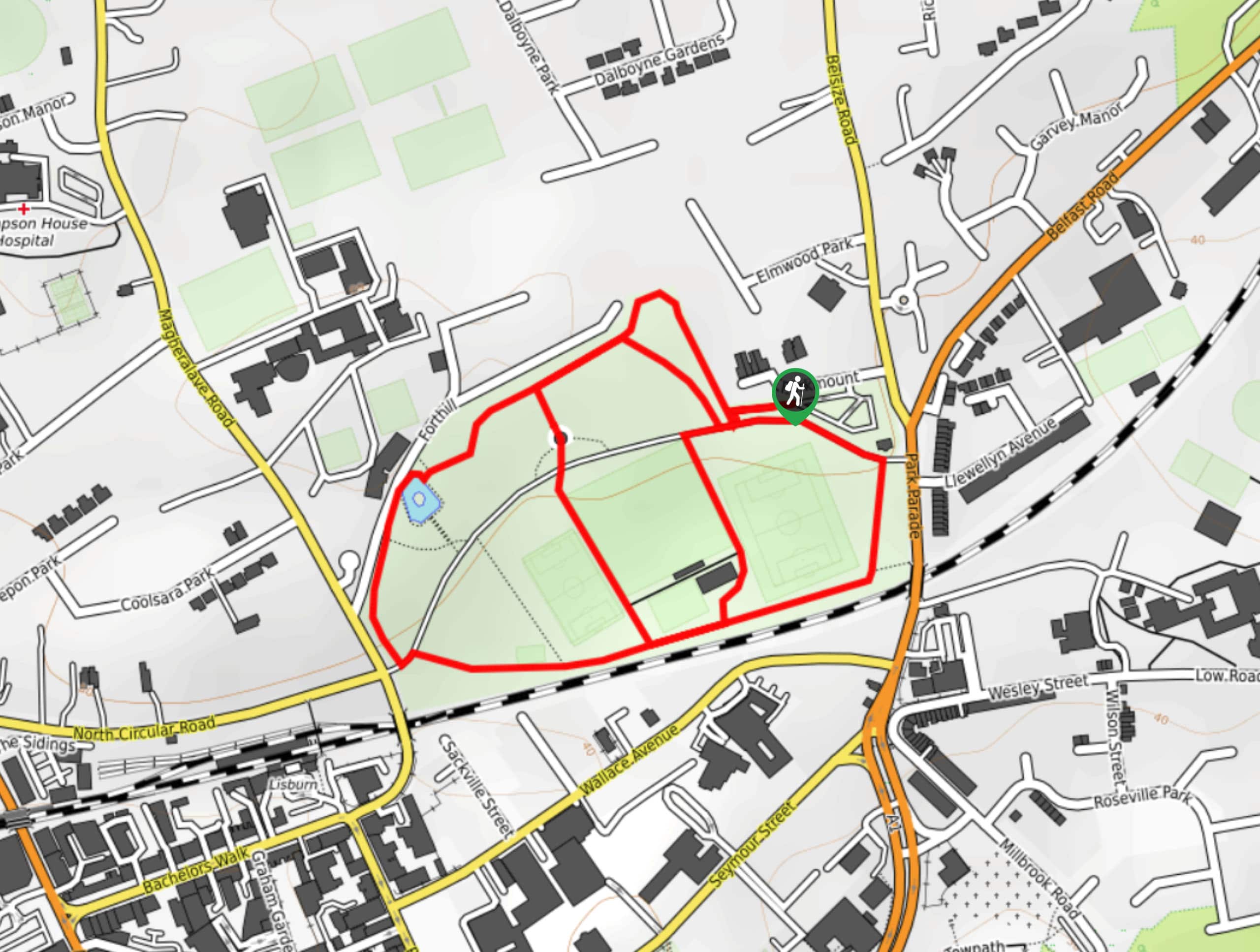 Wallace Park Loop Map