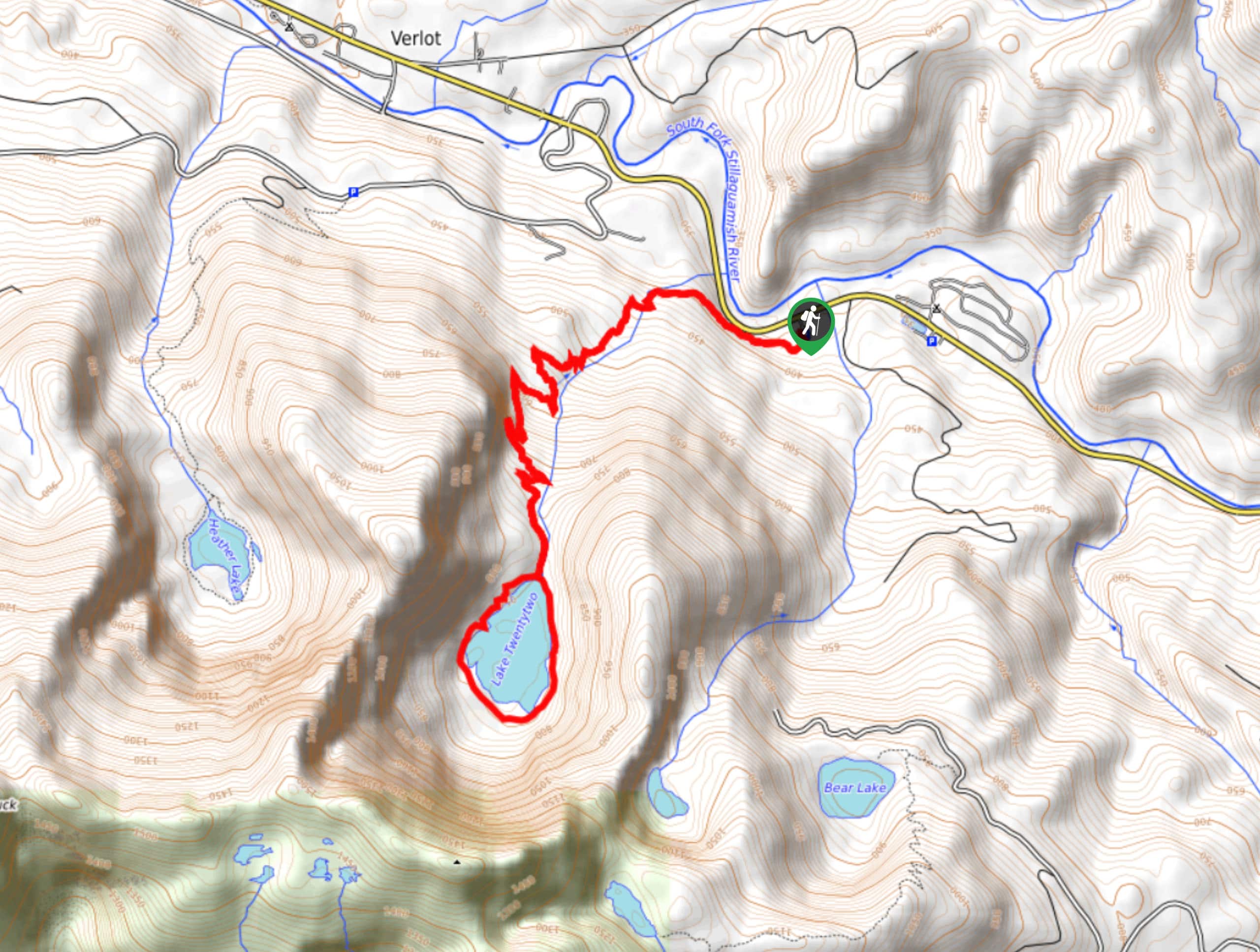 Lake 22 Trail Map