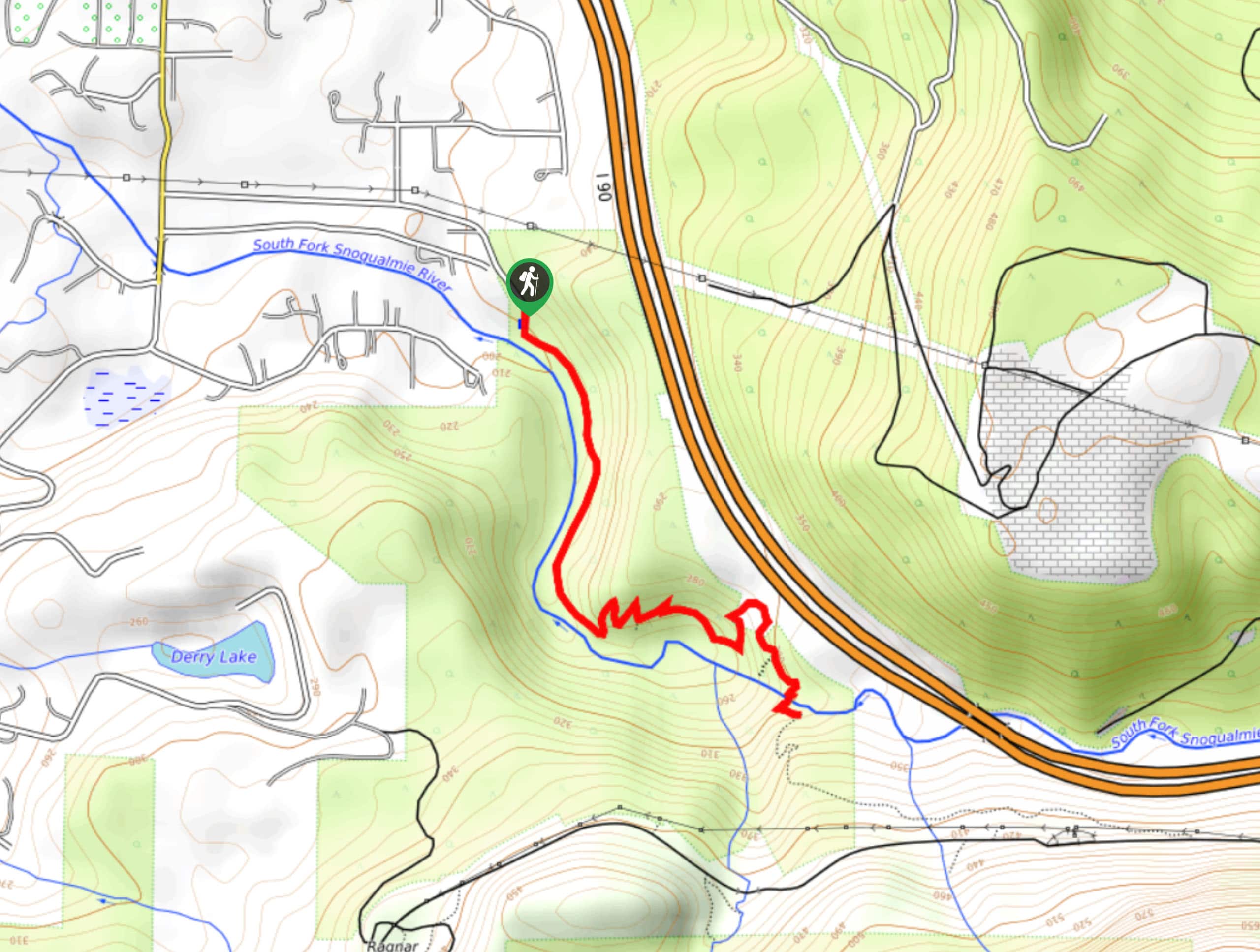 Twin Falls Trail Map
