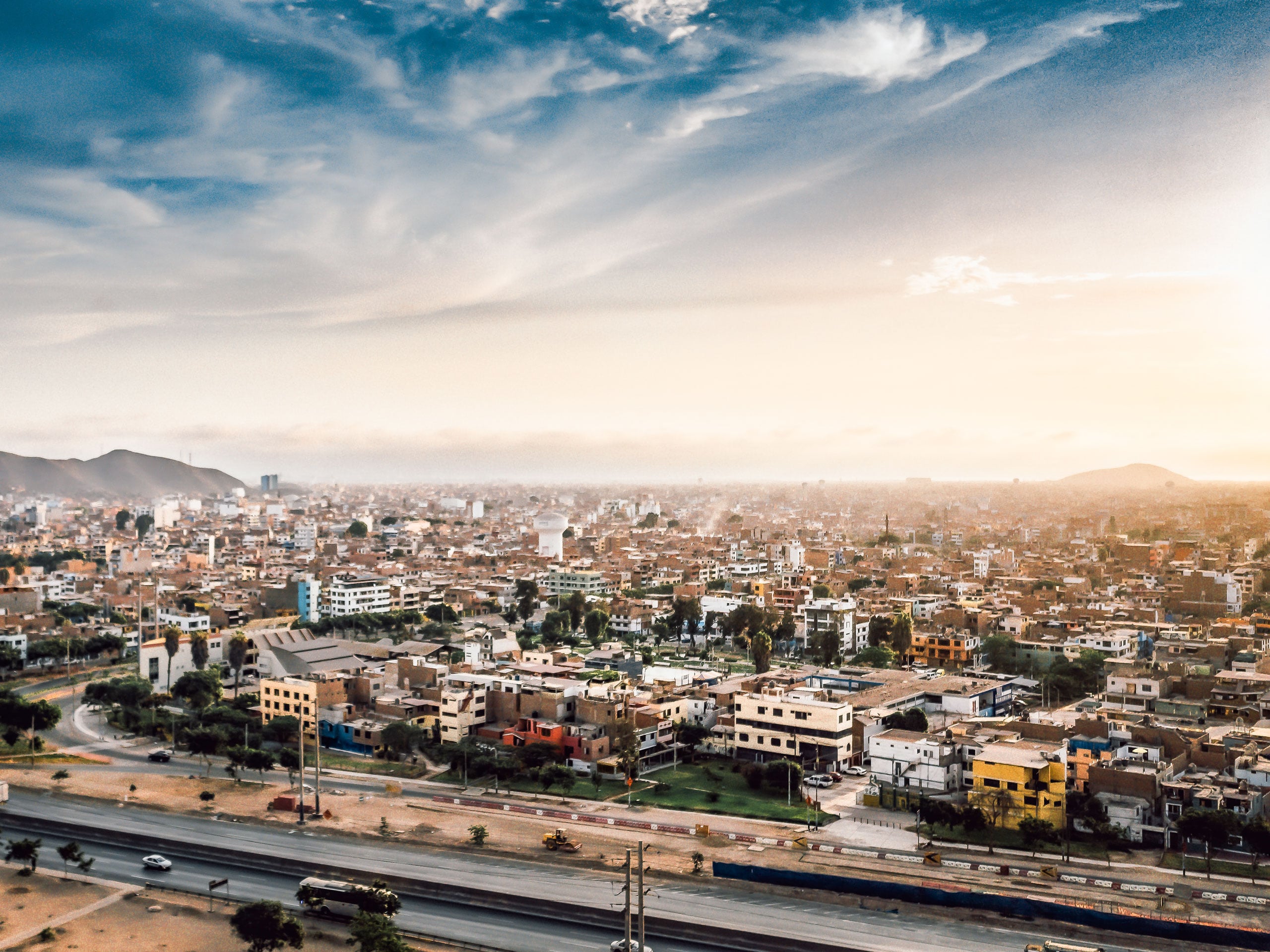 City of Lima Peru near Machu Picchu Peru