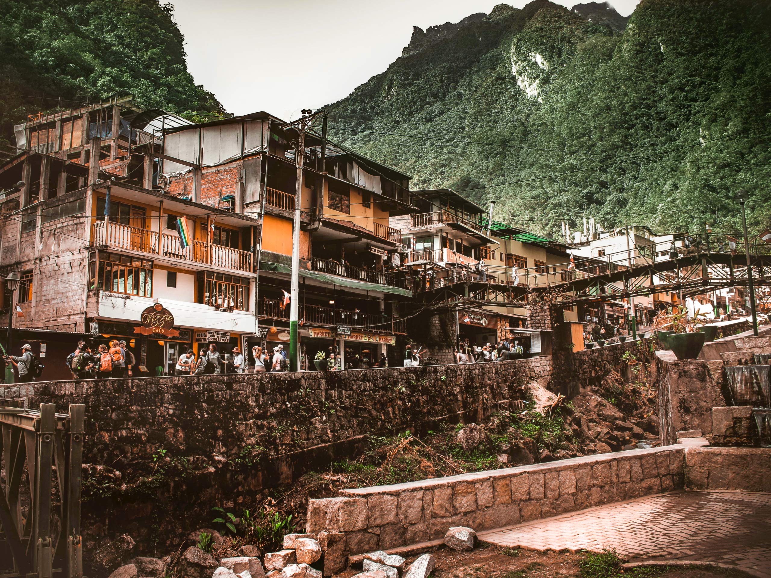 City Aguas Calientes Peru near Machu Picchu Peru