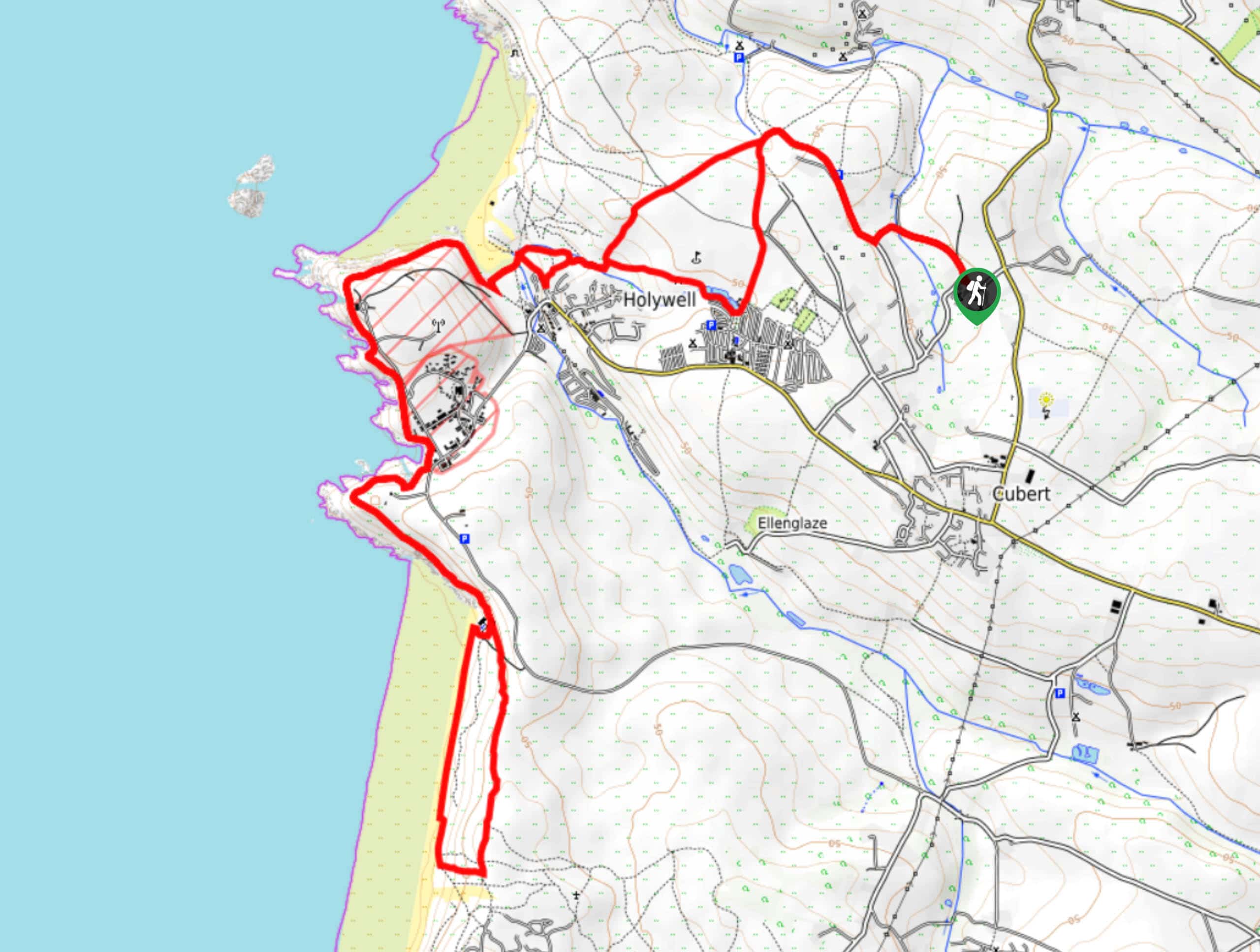 Holywell Coastal Circular Trail Map