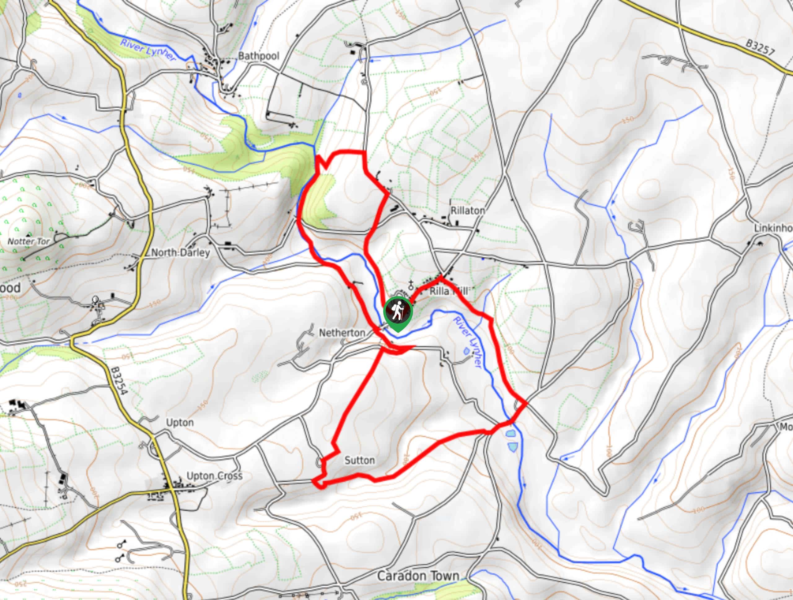 Rilla Mill Walk Map