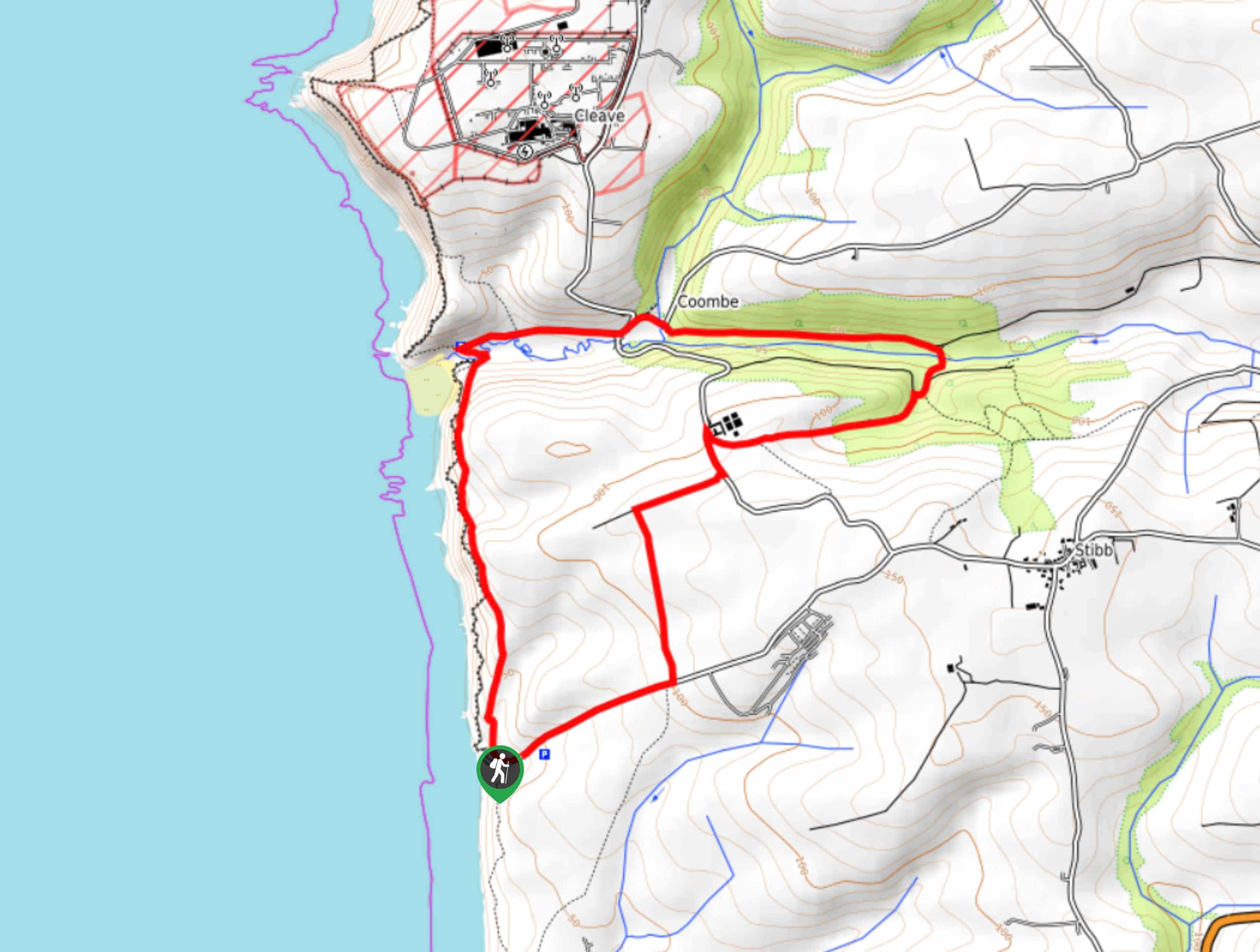 Sandymouth Circular Walk Map