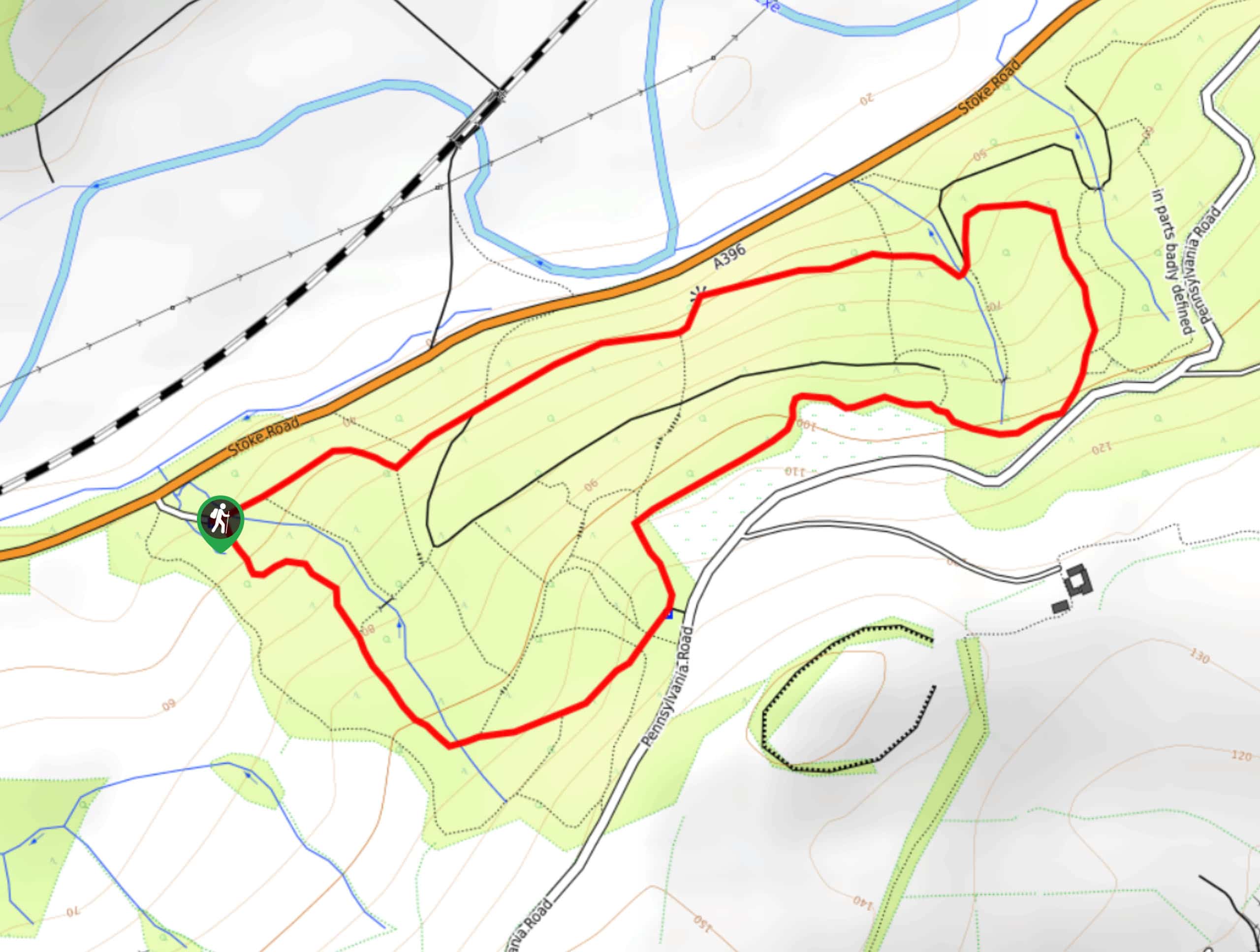 Stoke Woods Circular Walk Map