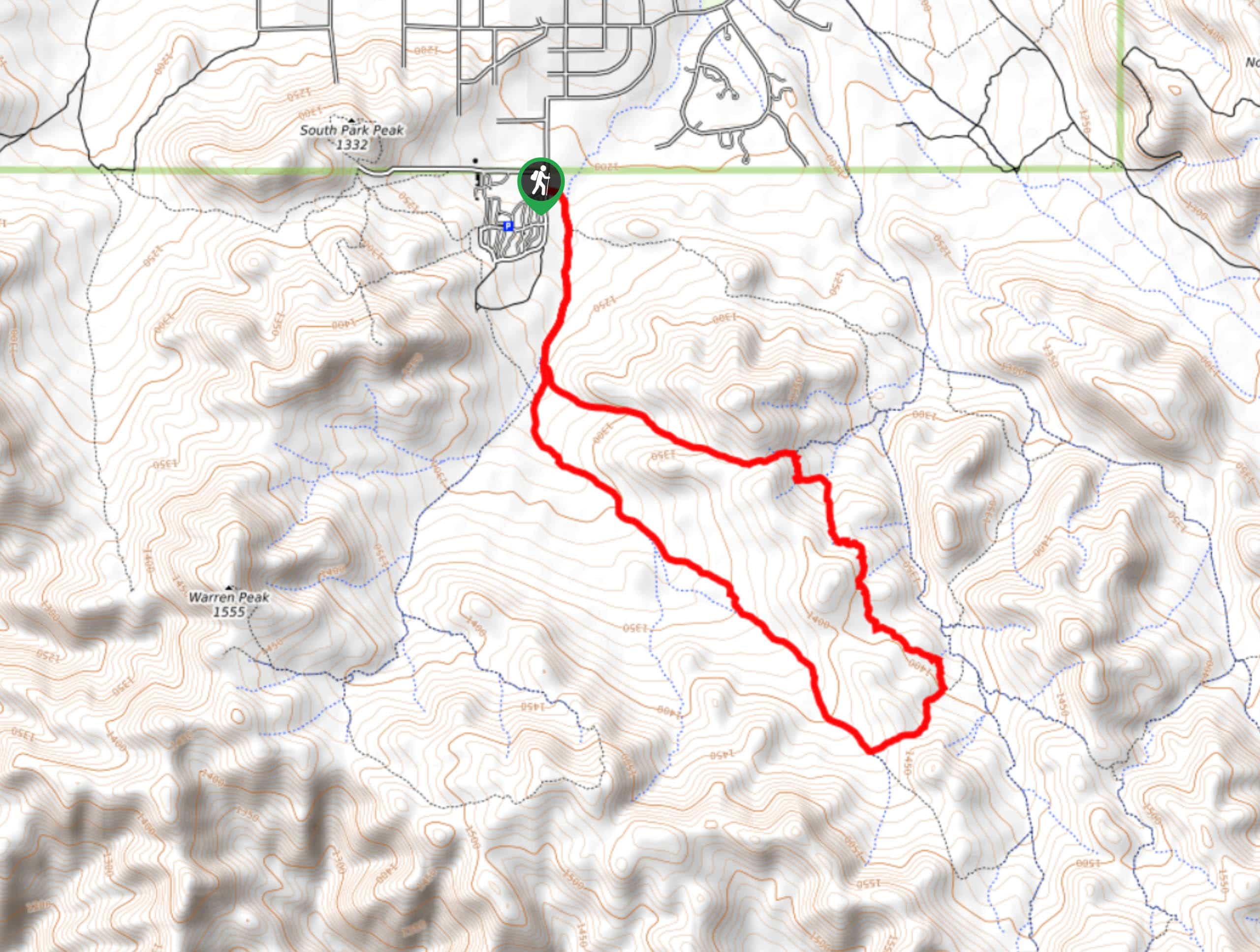 Burnt Hill Trail Map