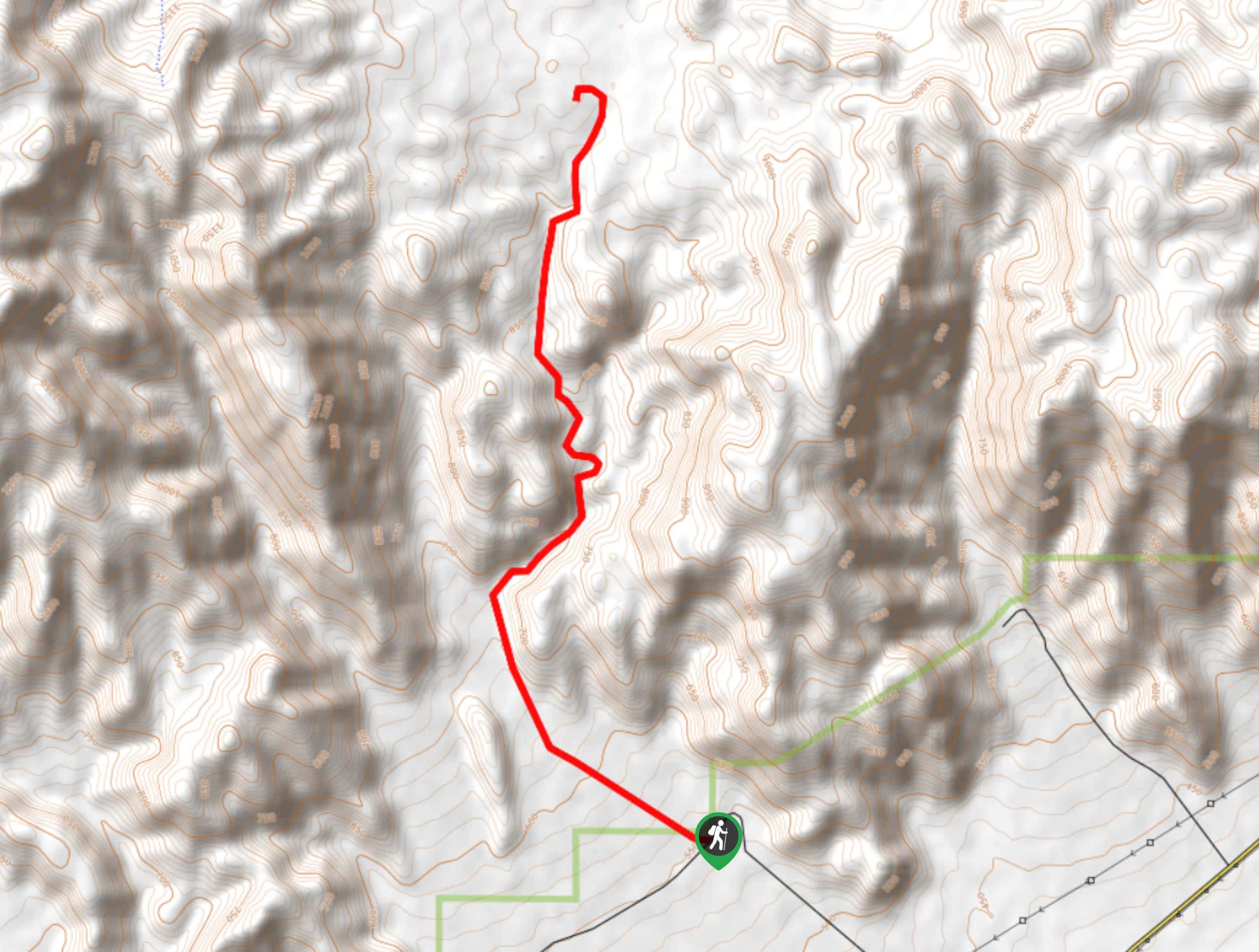 Carey's Castle Trail Map