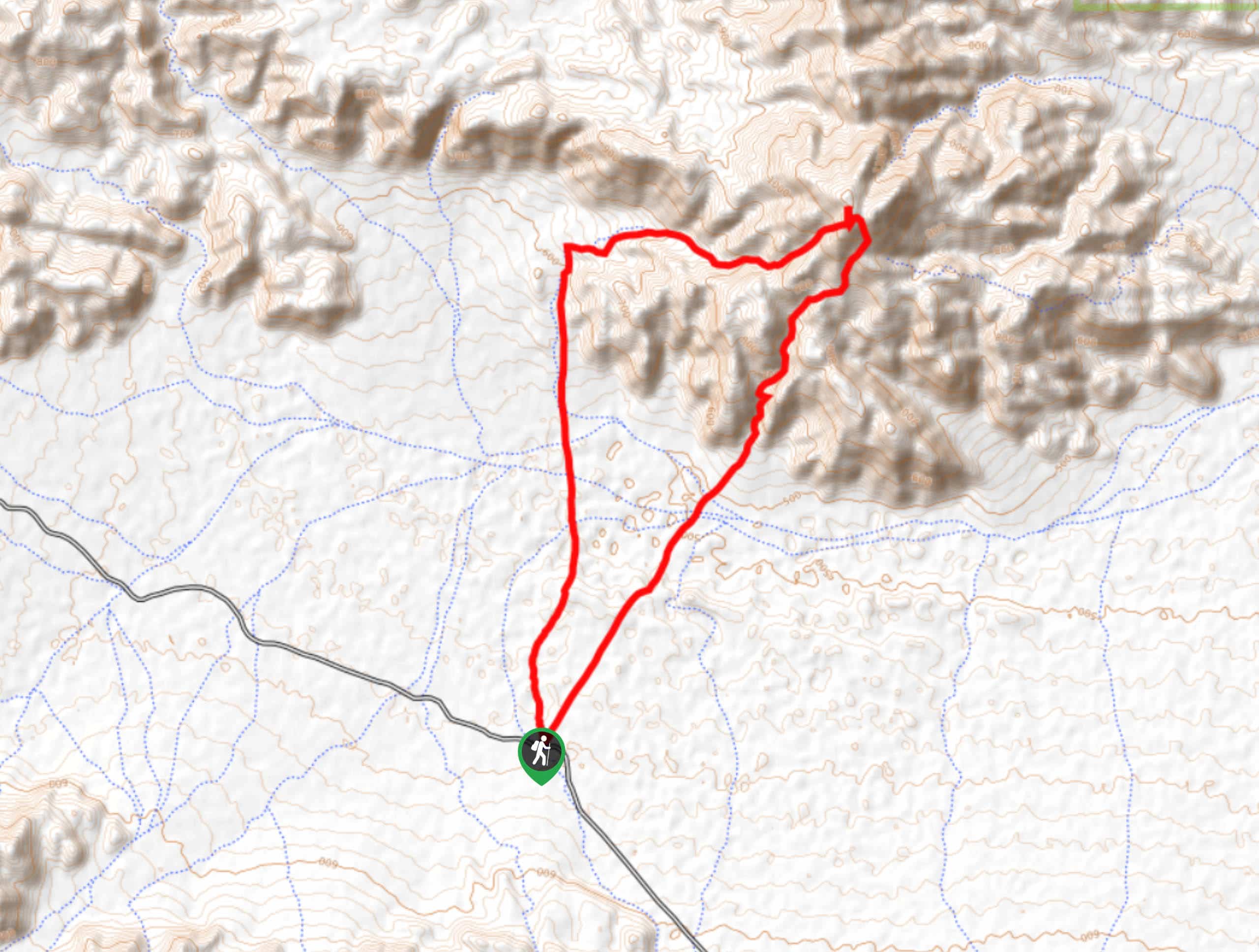 Pinto Mountain Trail Map