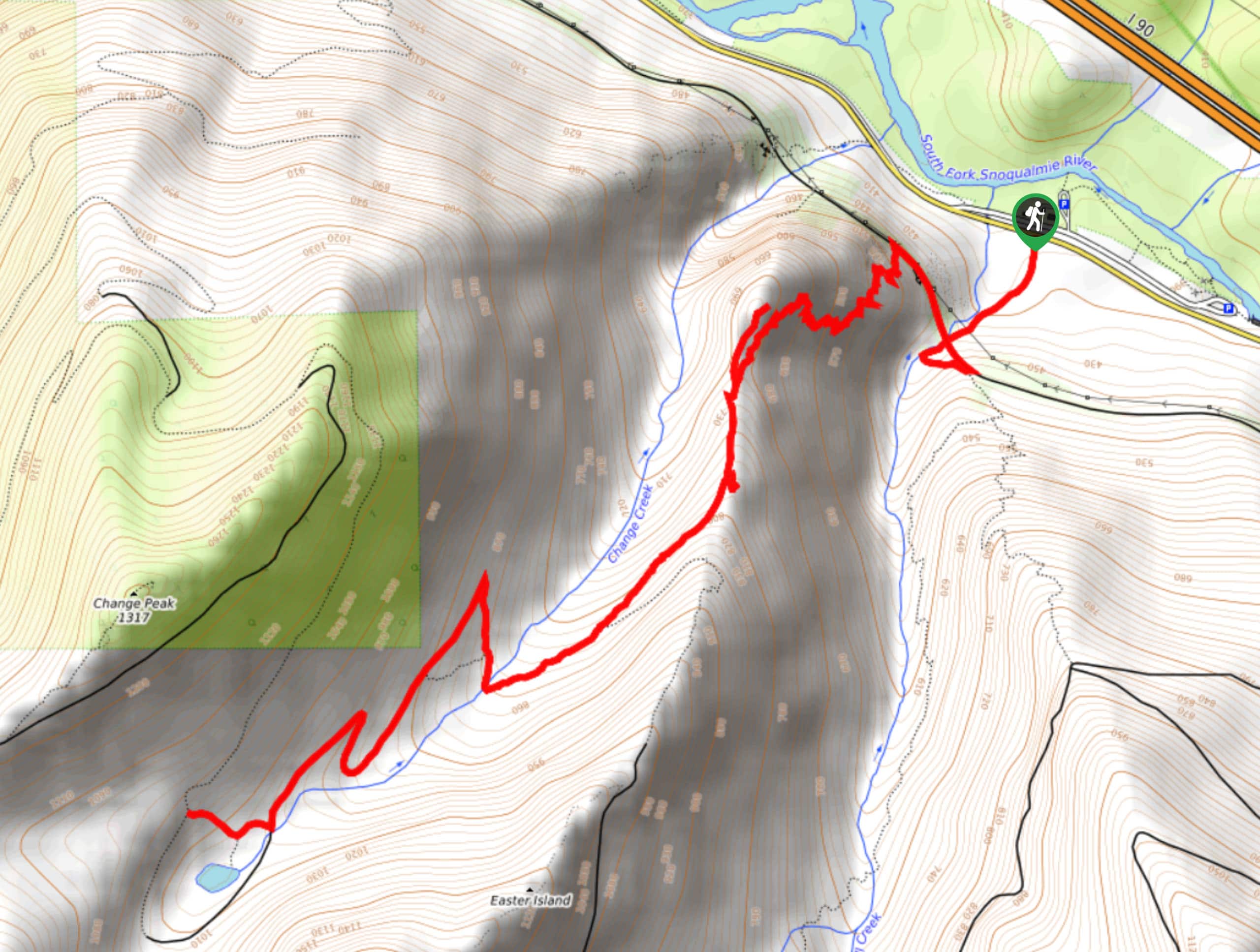 Change Creek Trail Map