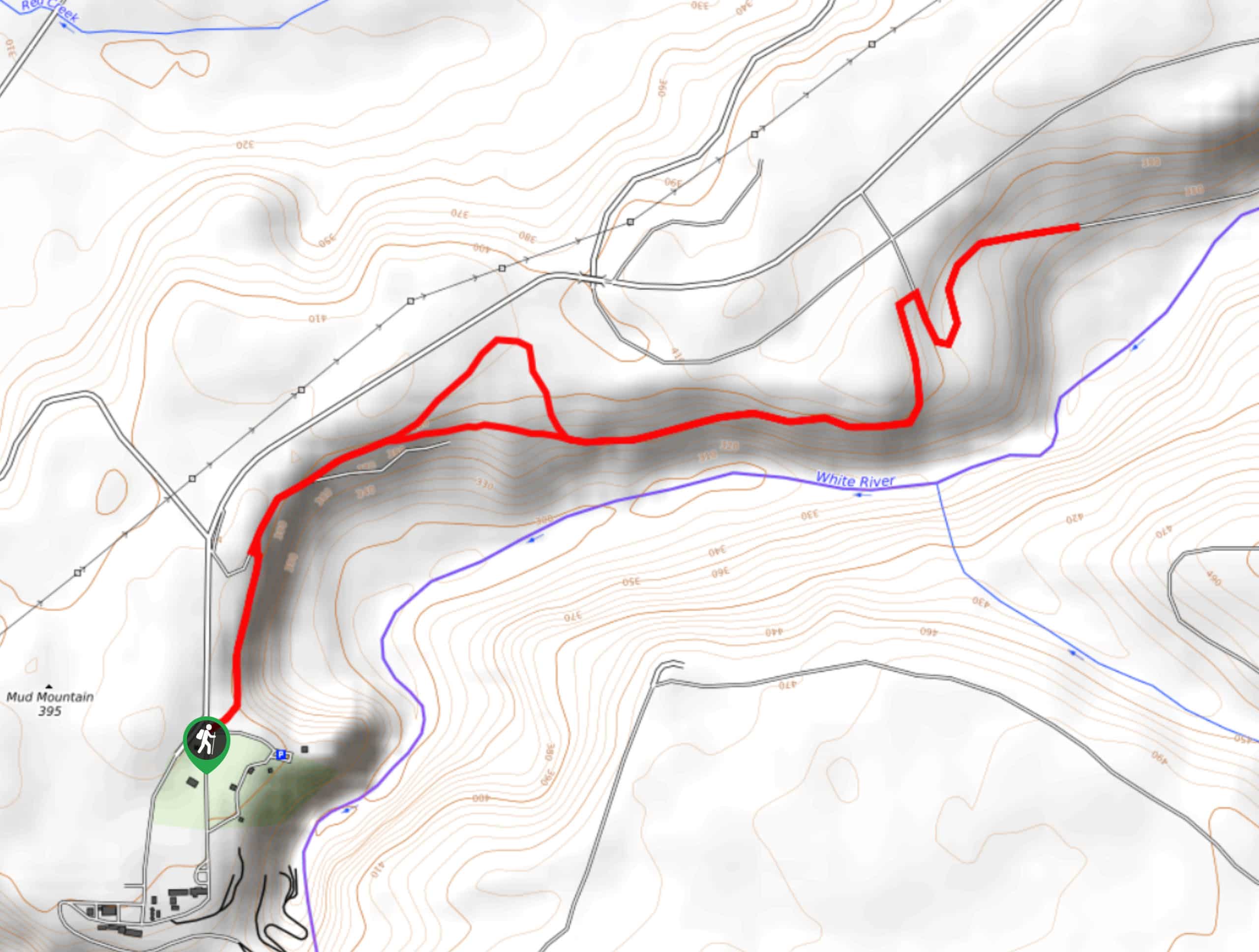 Mud Mountain Rim Trail Map