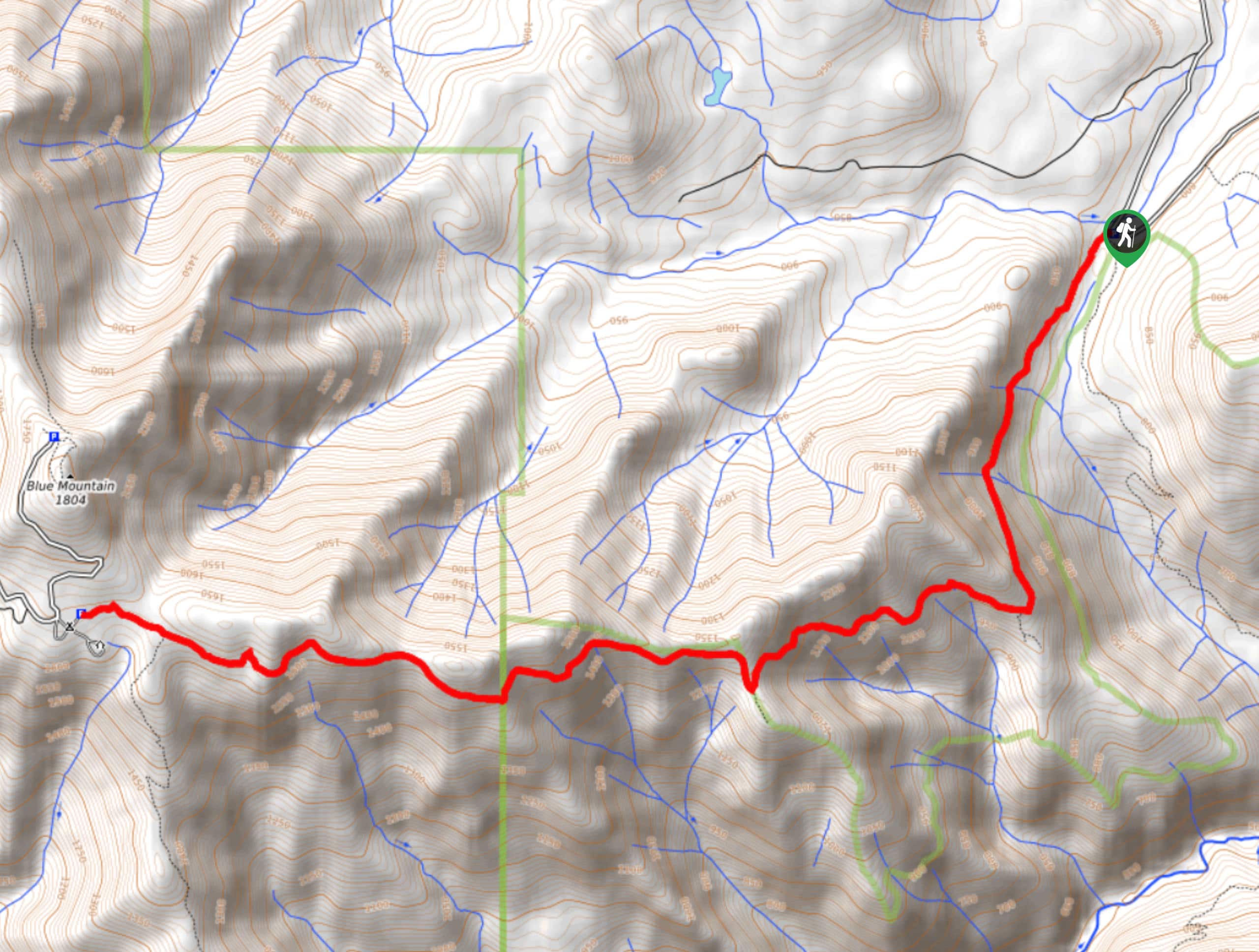 Deer Ridge Trail Map