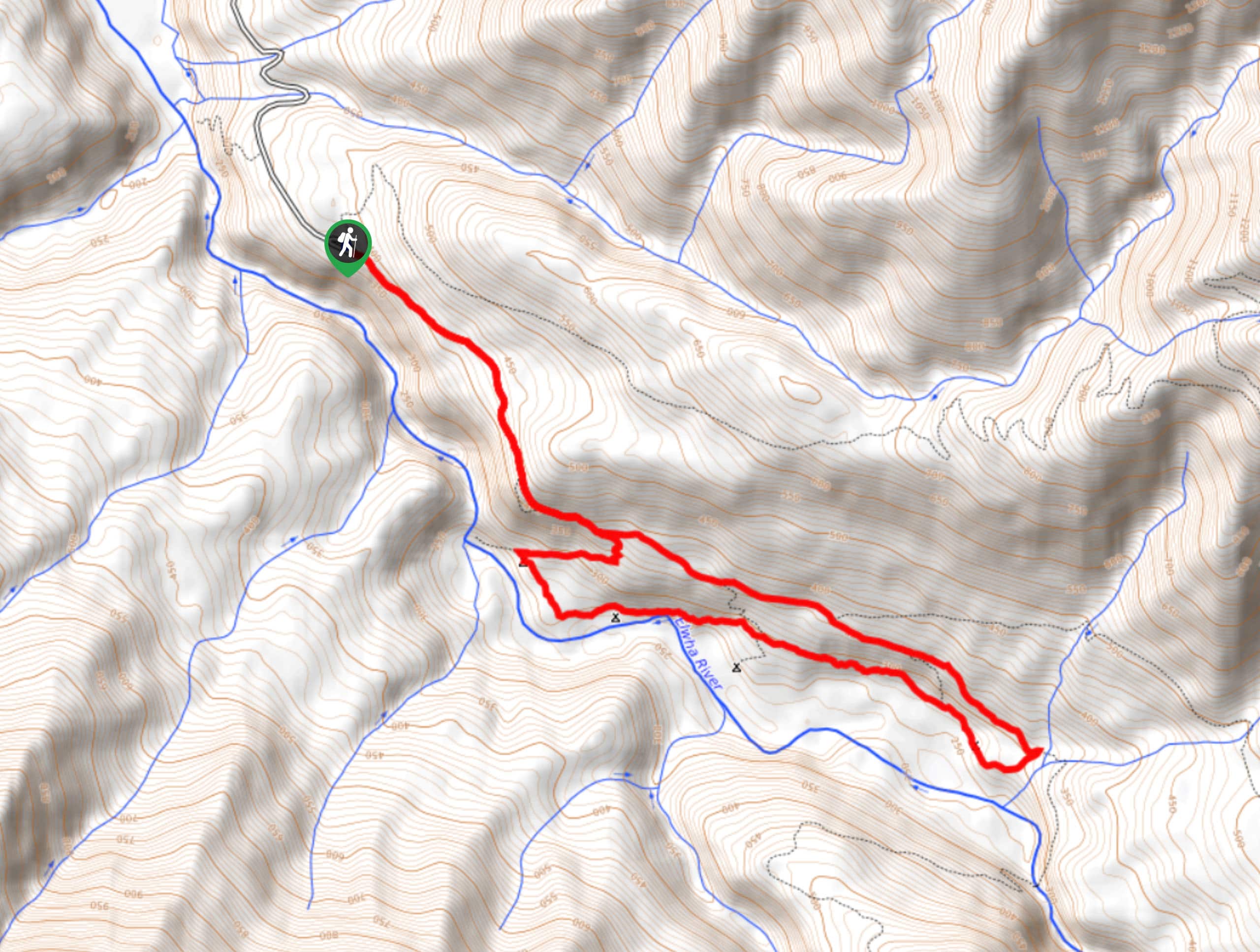 Humes Ranch Loop Trail Map