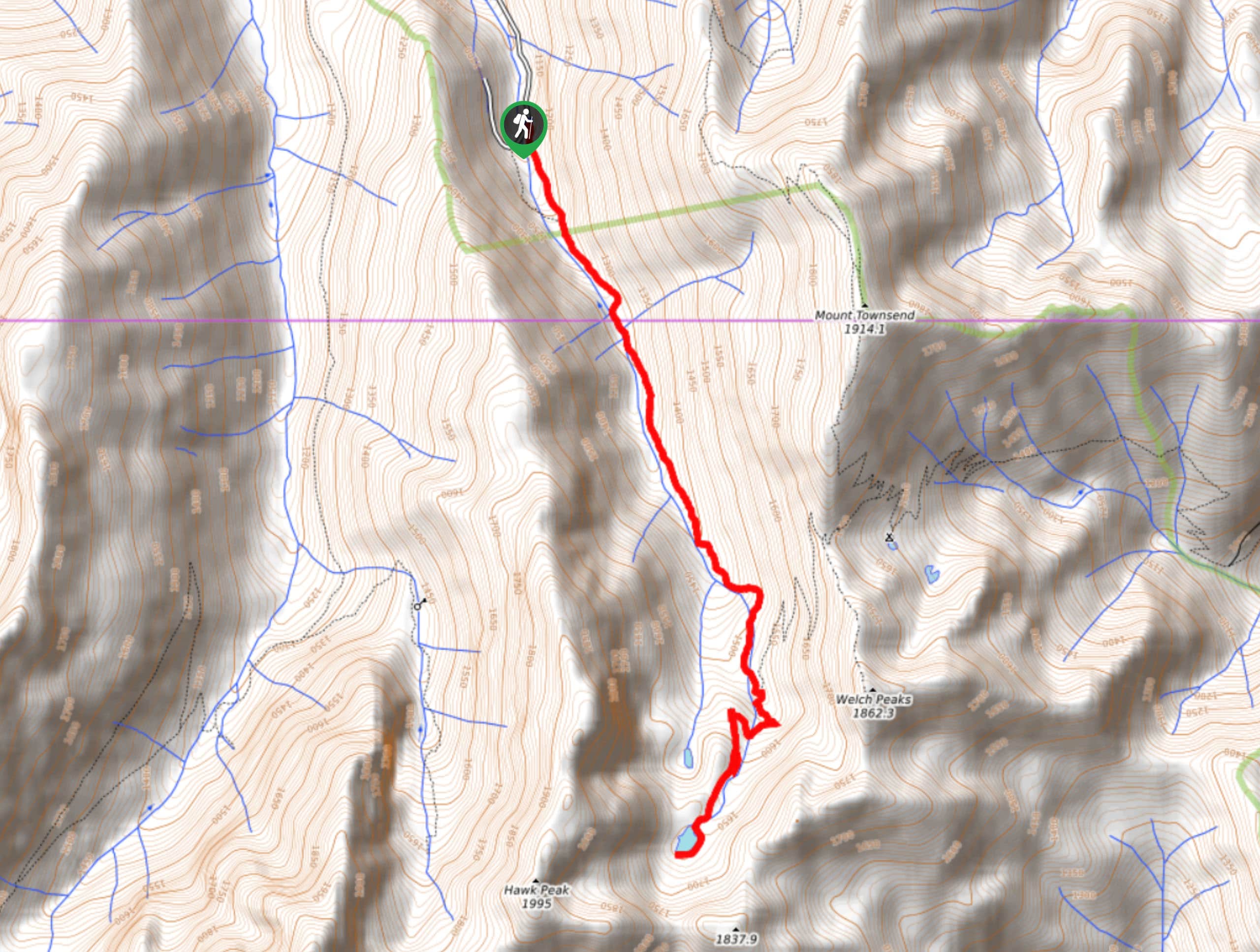 Silver Lake Way Trail Map