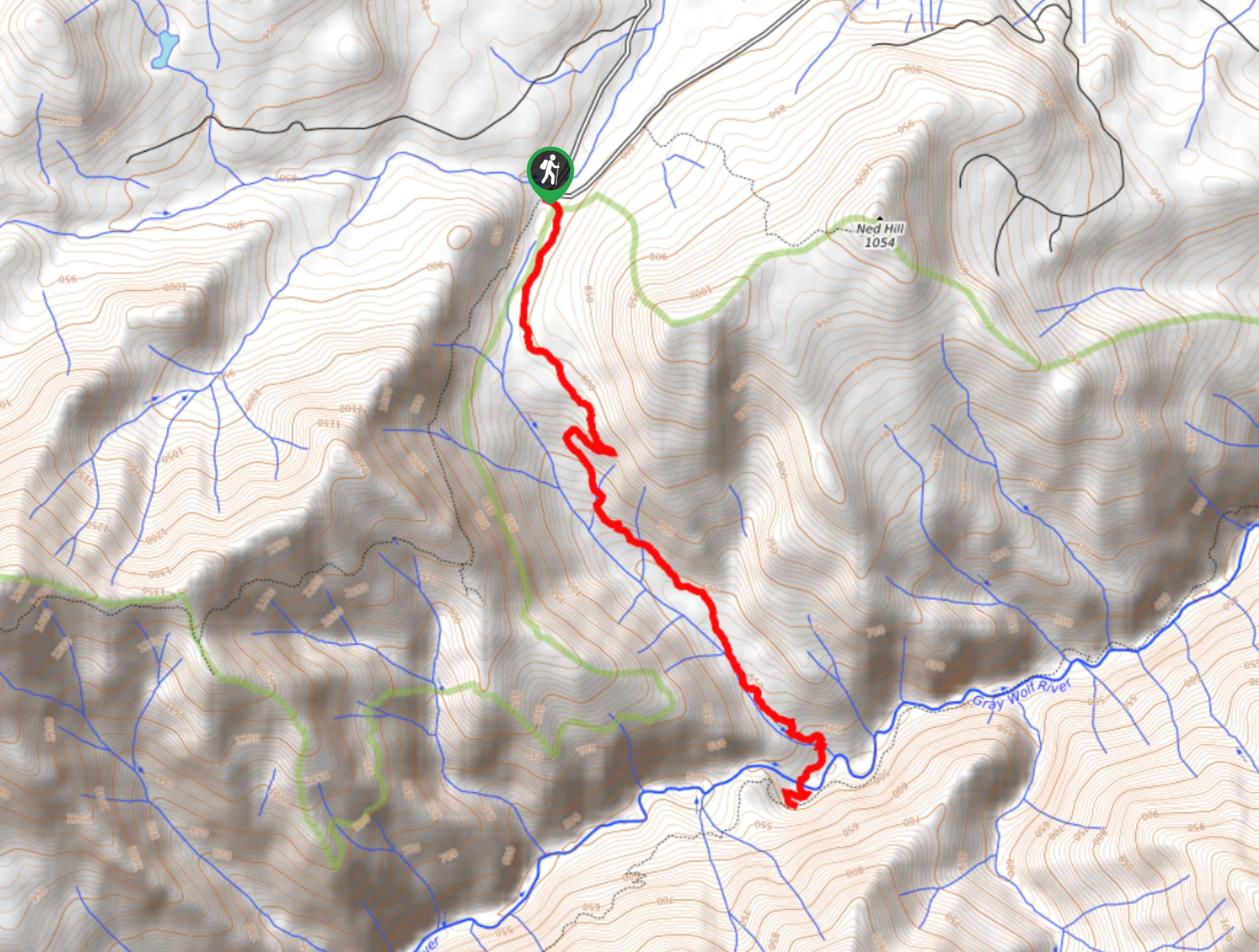 Slab Camp Trail Map
