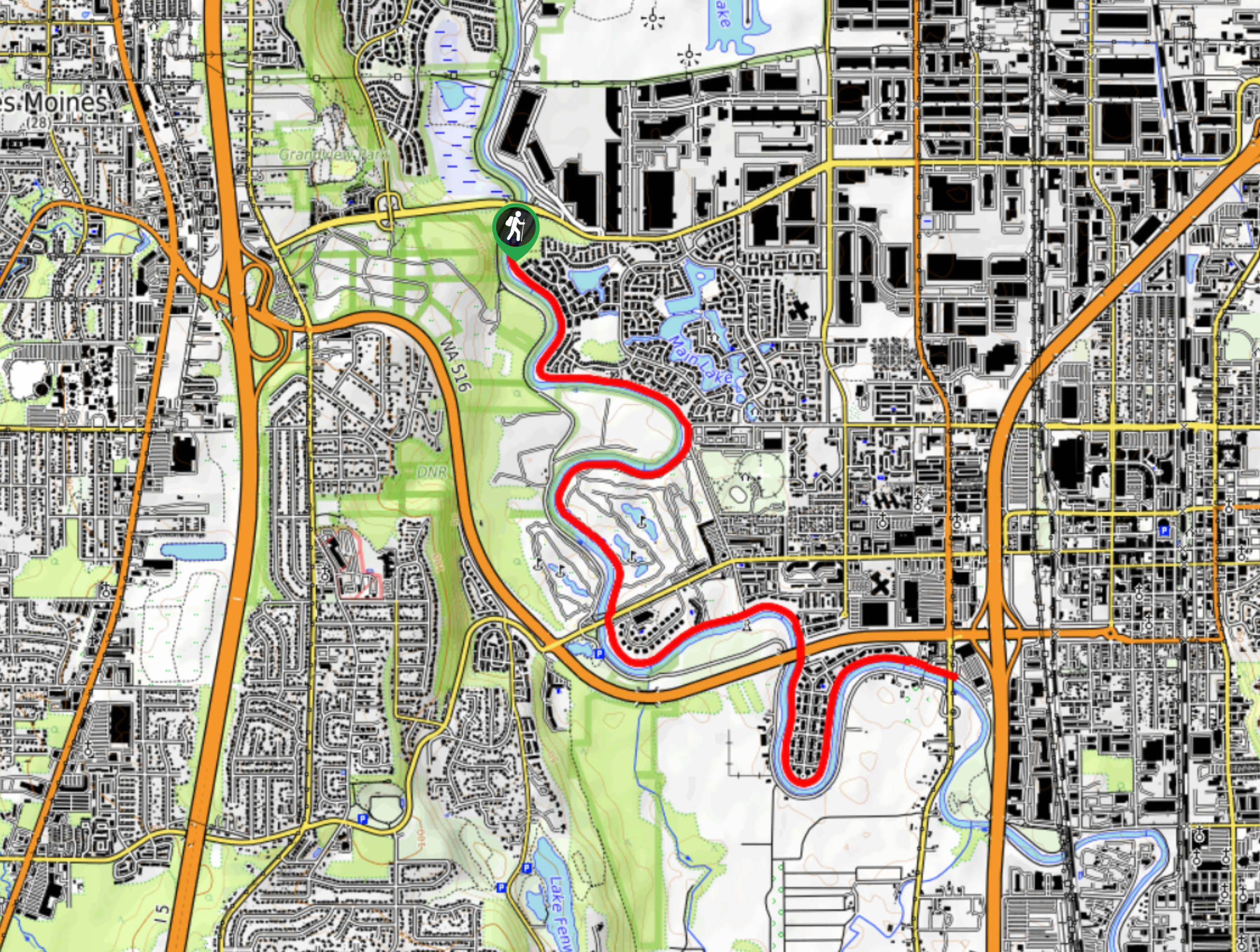 Green River Trail Map