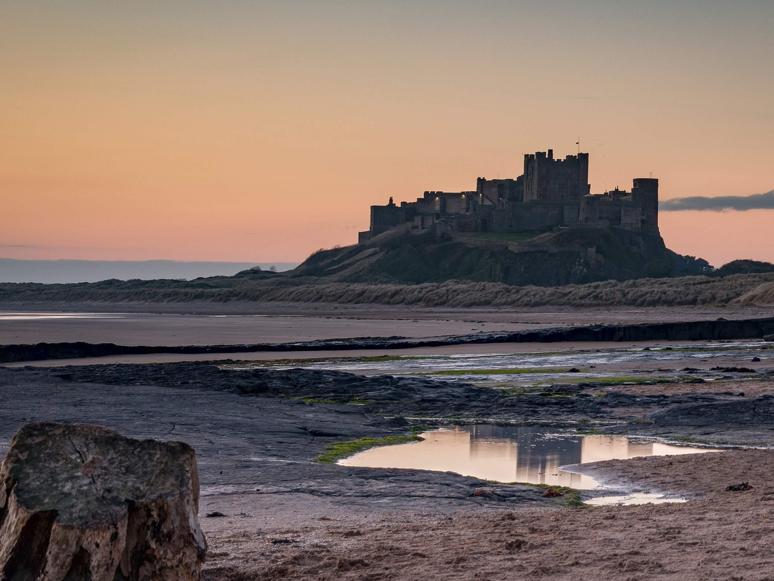 Bamburgh Castle and Budle Point Walk