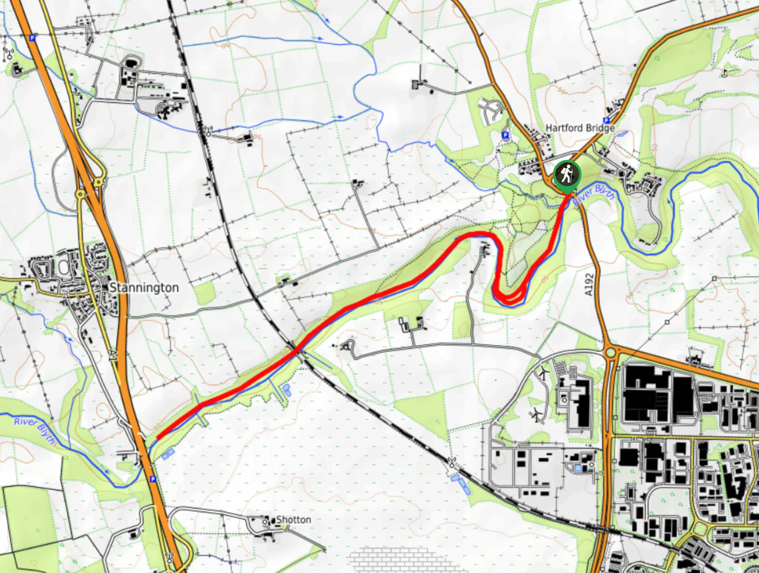 Blythe River Walk Map