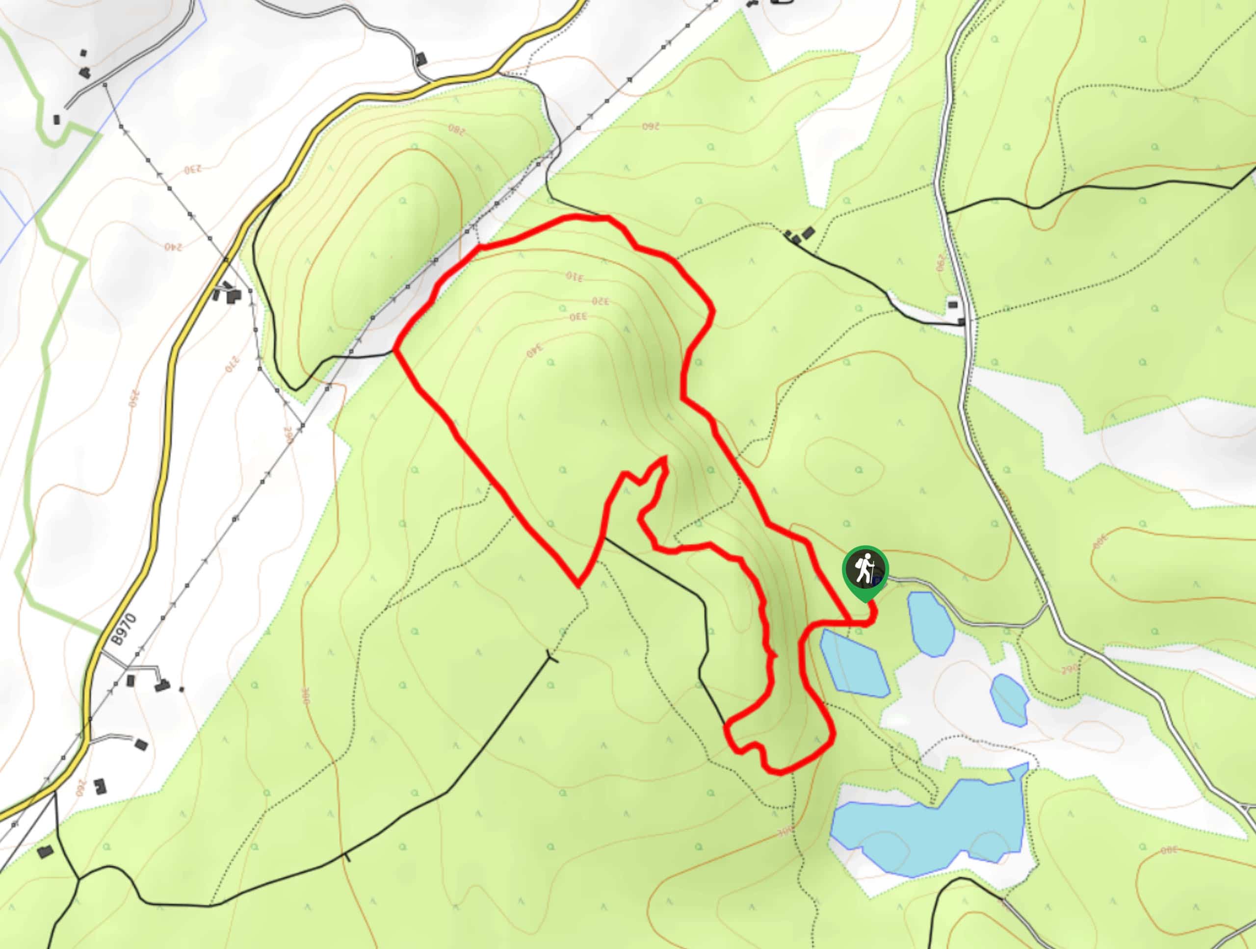 Badenoch Way Trail Map