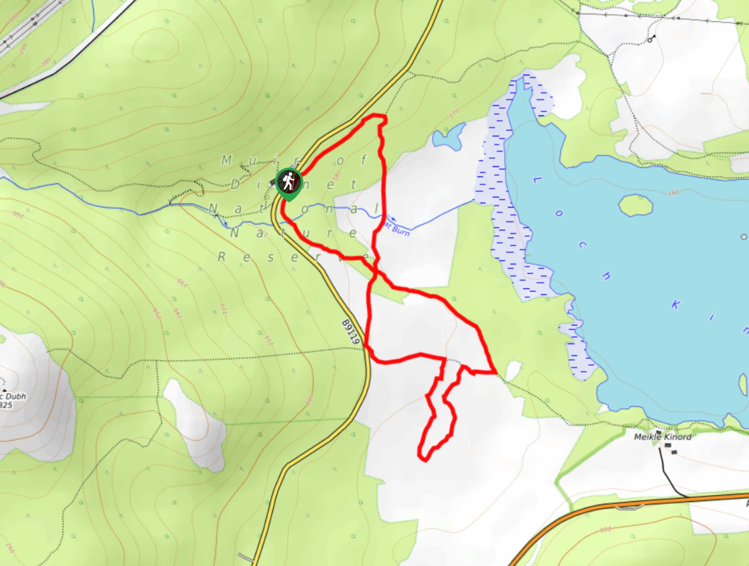 Parkin’s Moss Trail Map