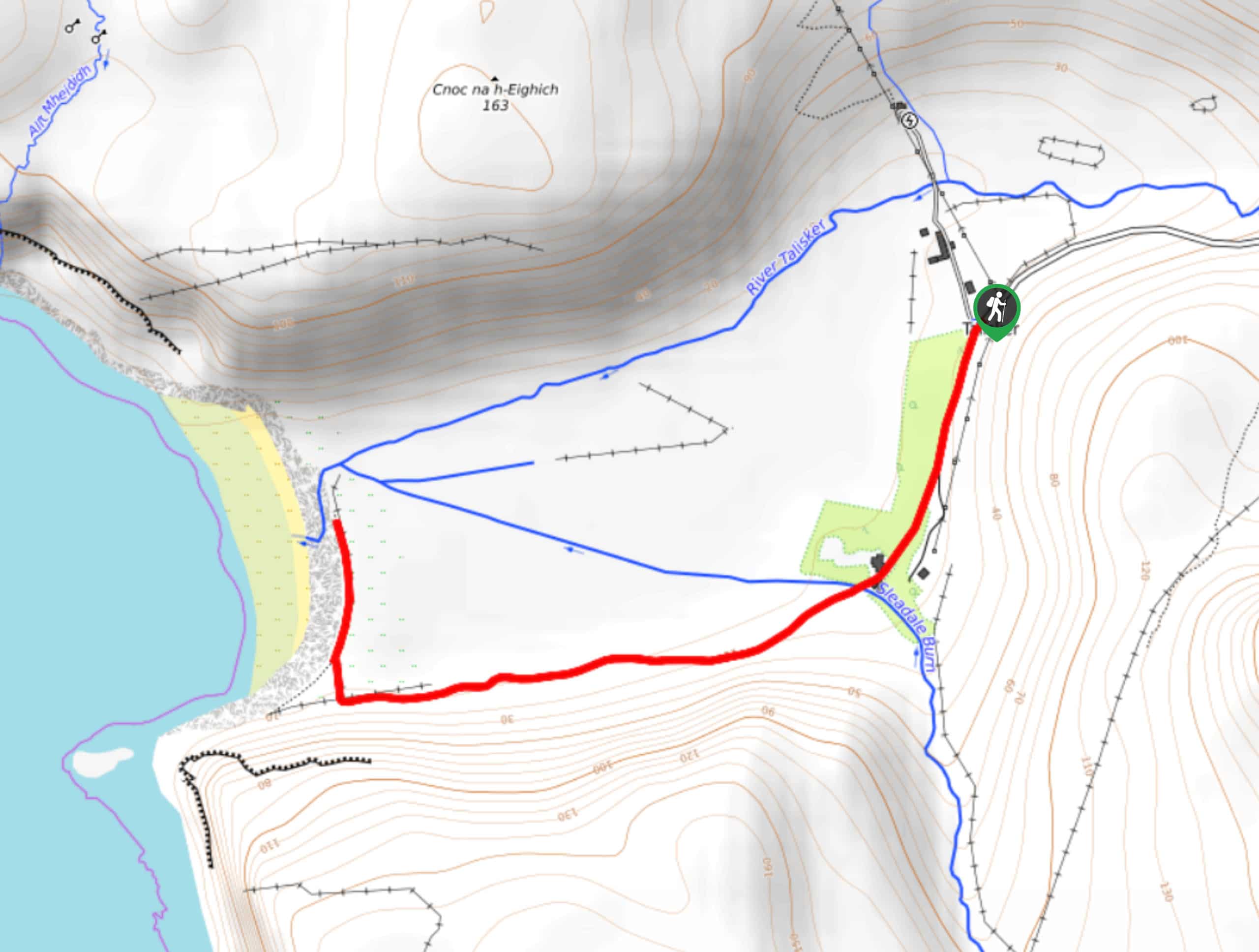Talisker Bay Trail Map