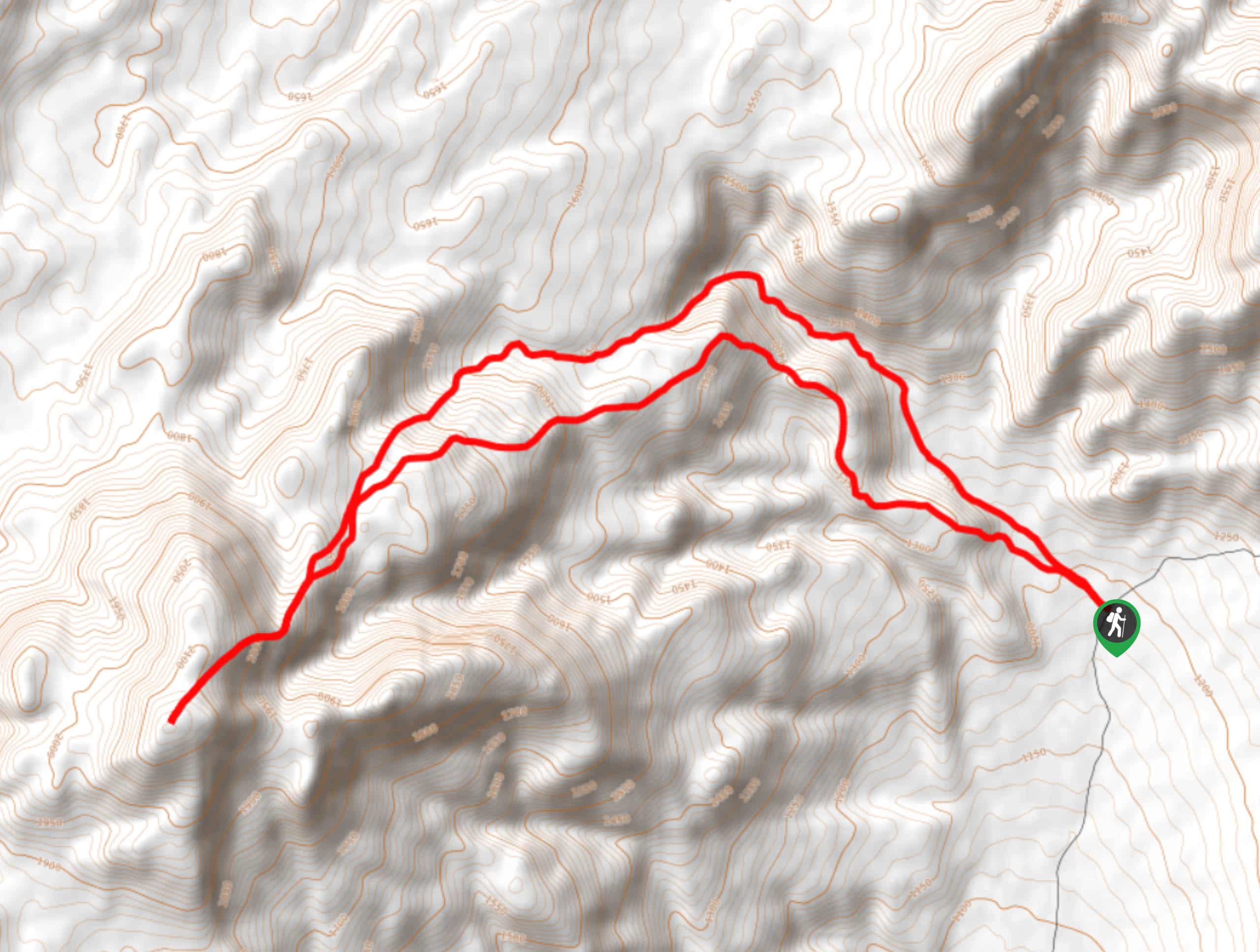 Saline Mountain Trail Map