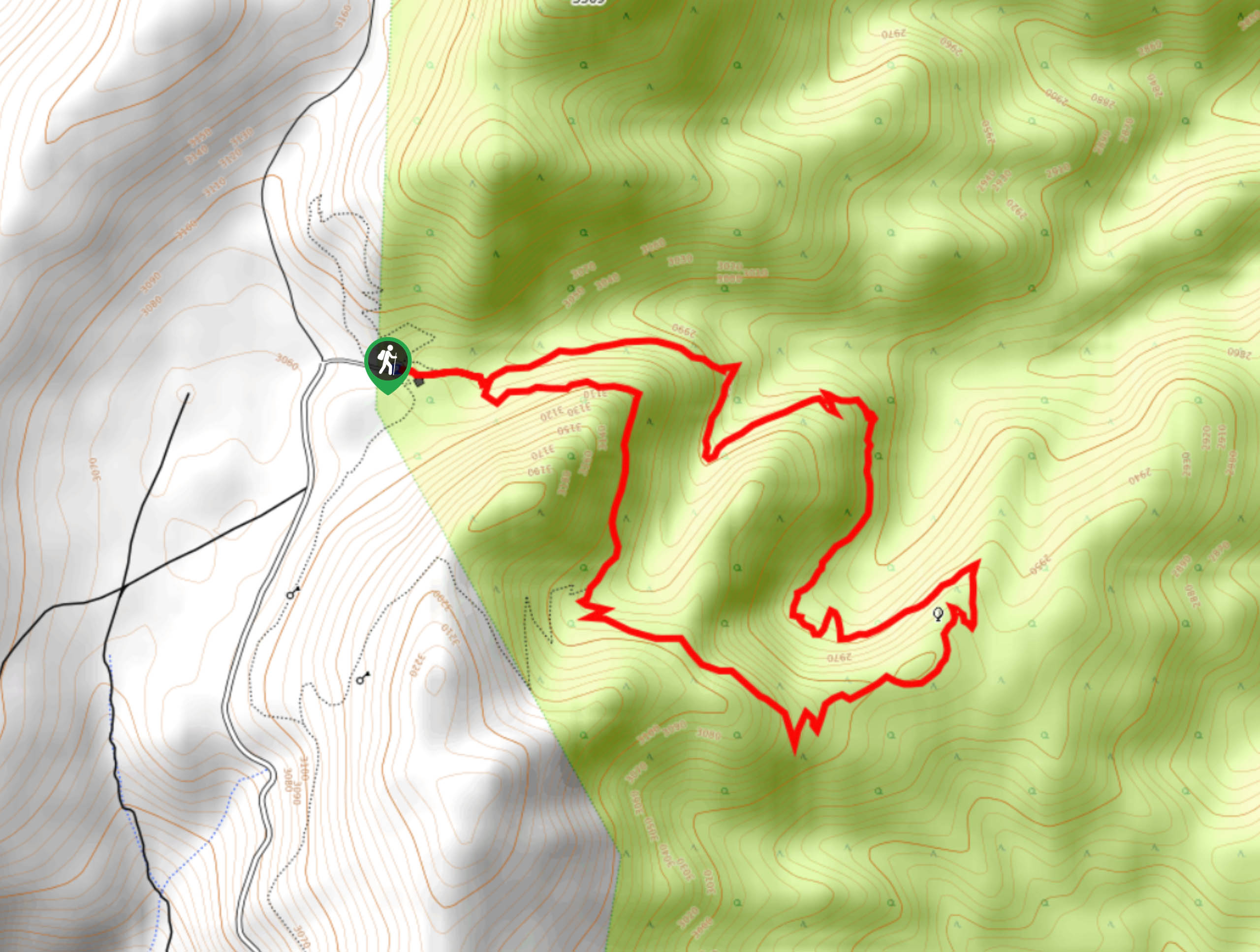 Methuselah Trail Map