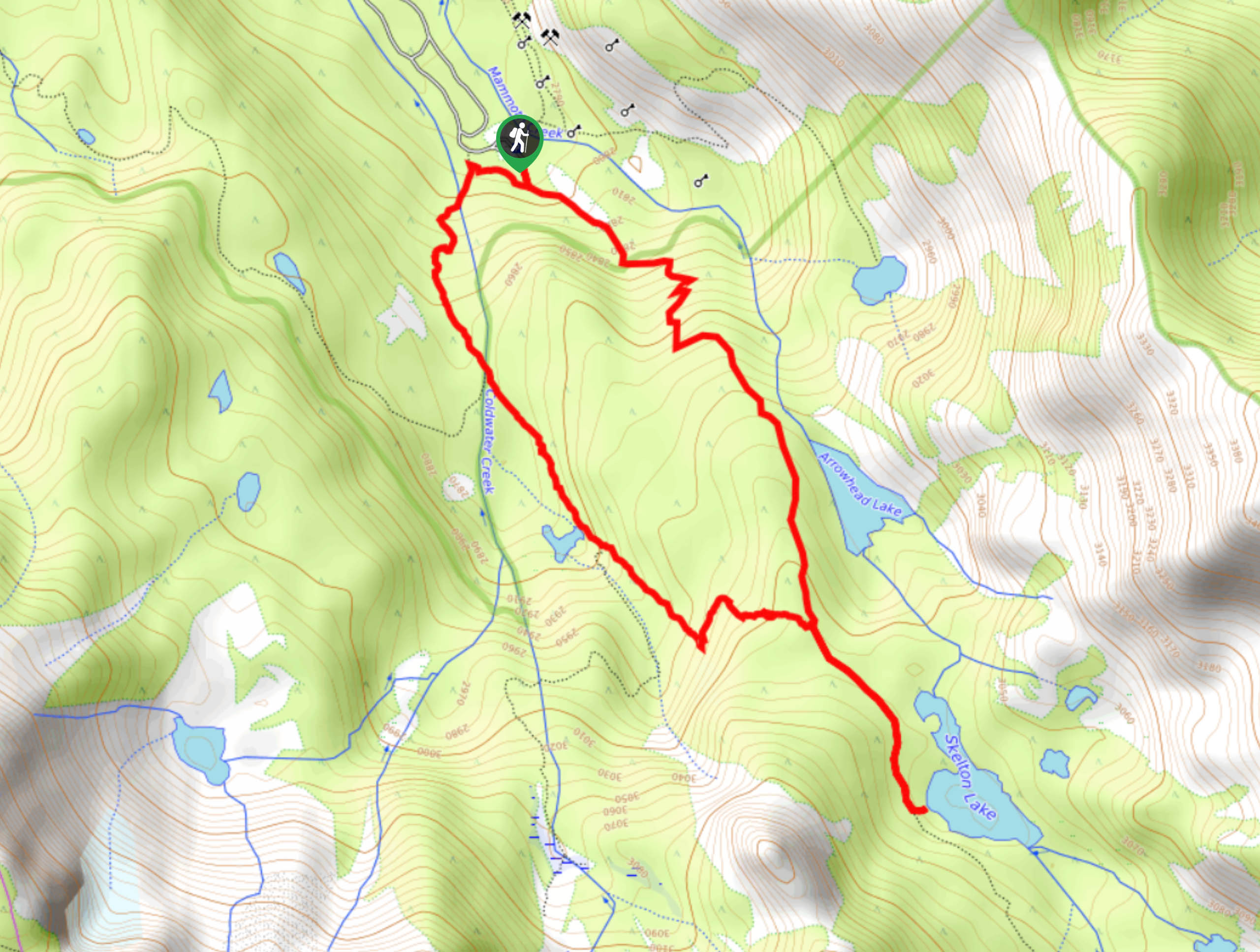 Skelton Lake Loop Map