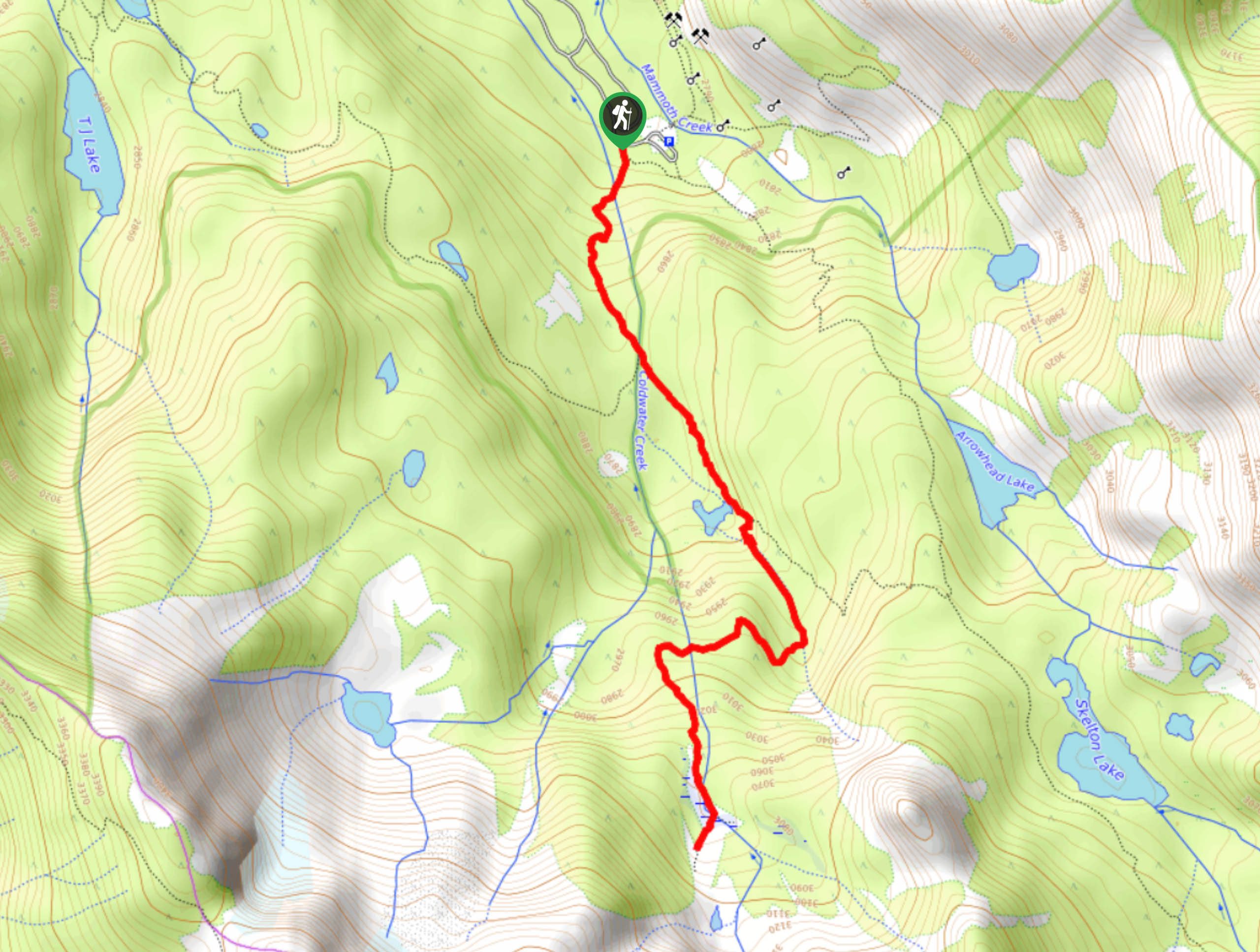 Sky Meadows Trail Map