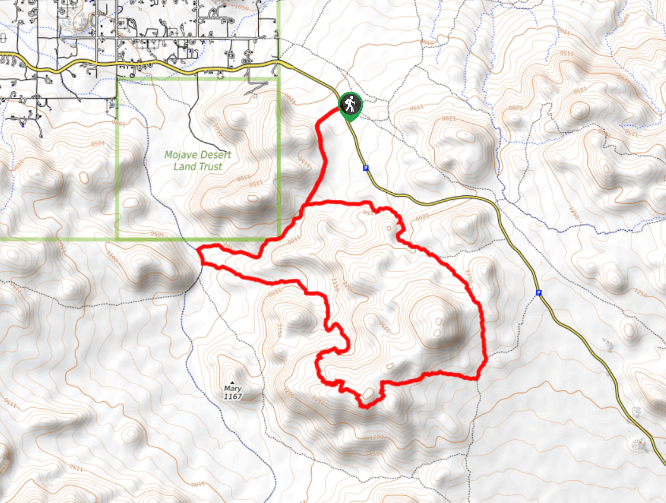 Panorama Trail and Big Foot Walk Map