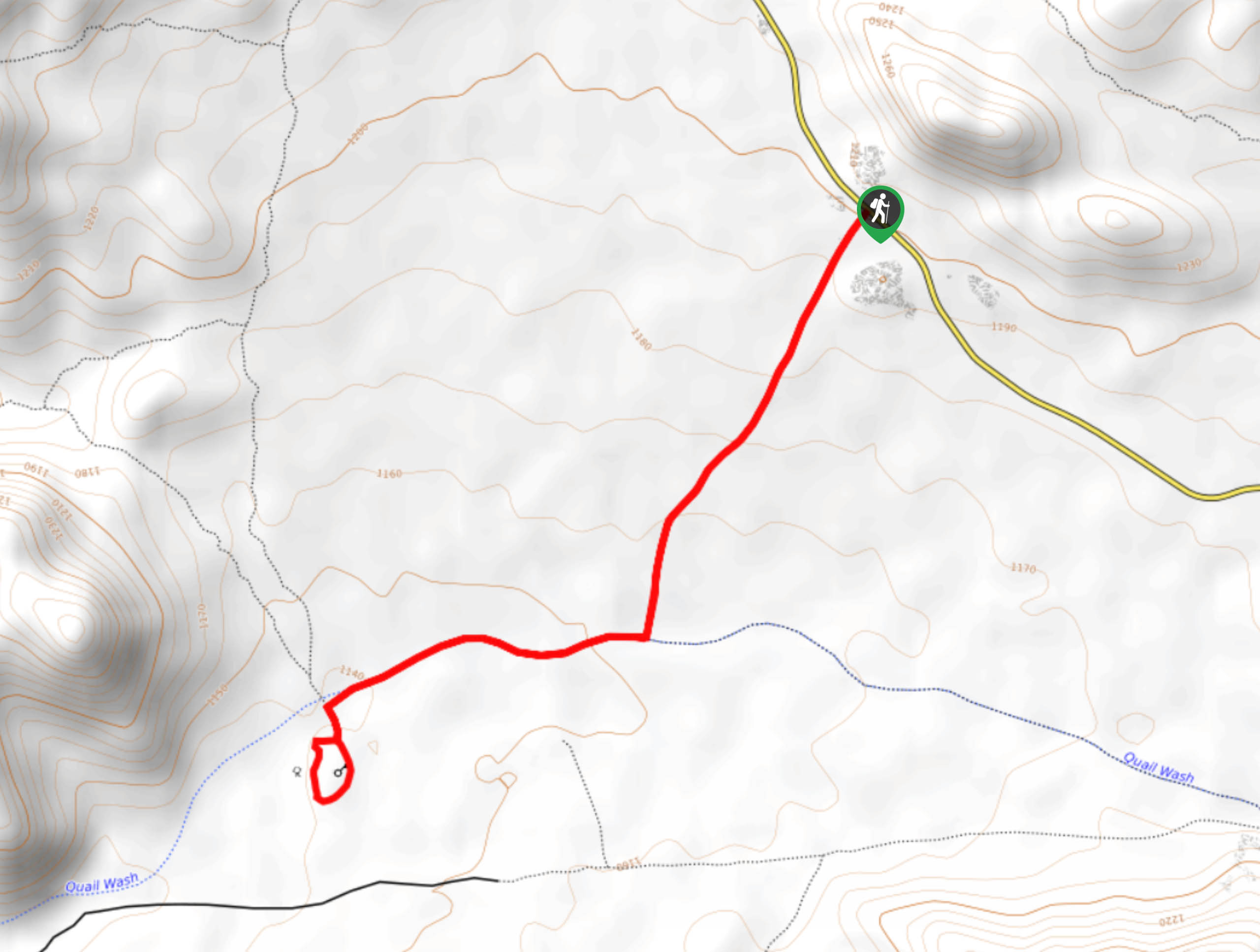 Samuelsons Rocks Trail Map