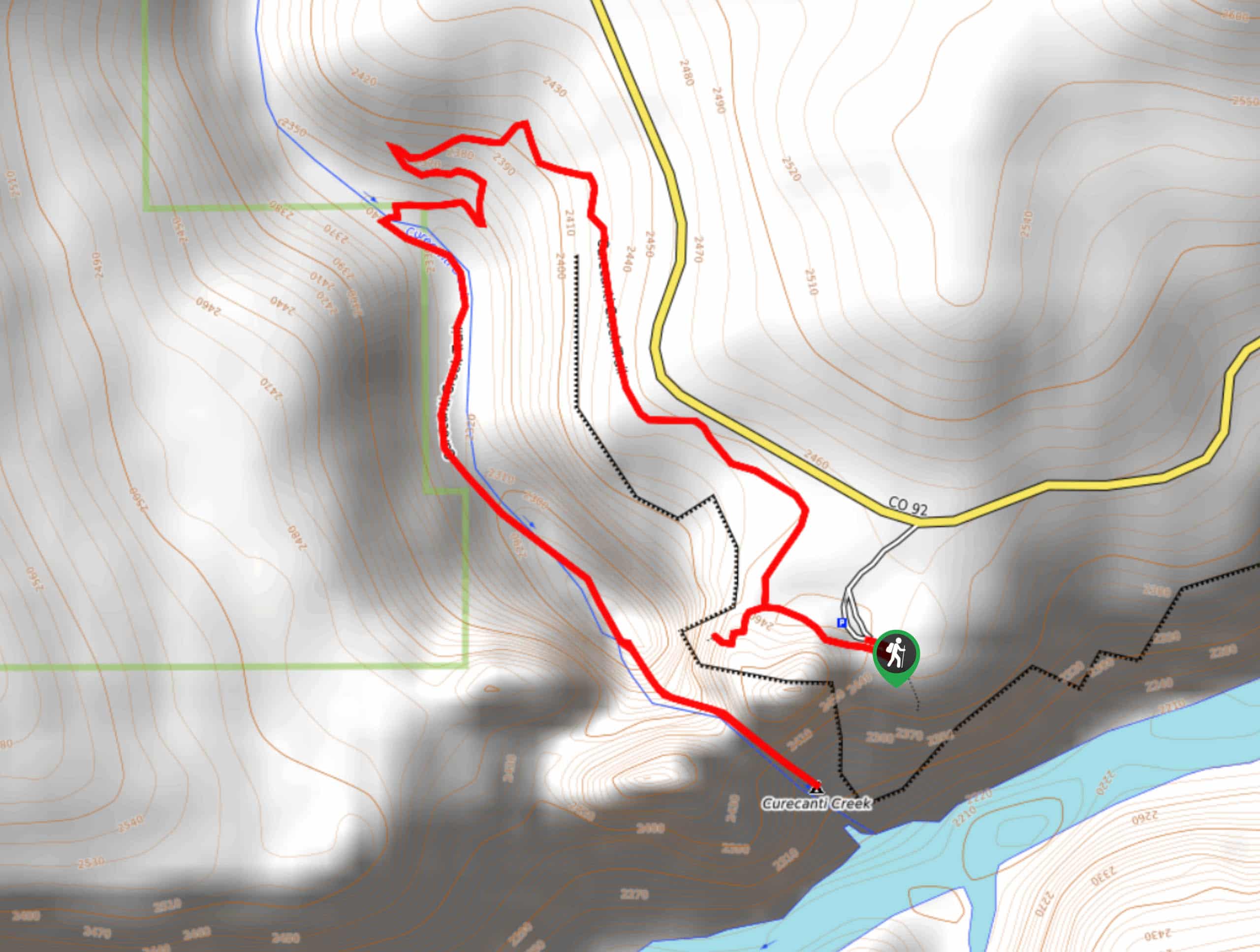 Curecanti Creek Trail Map