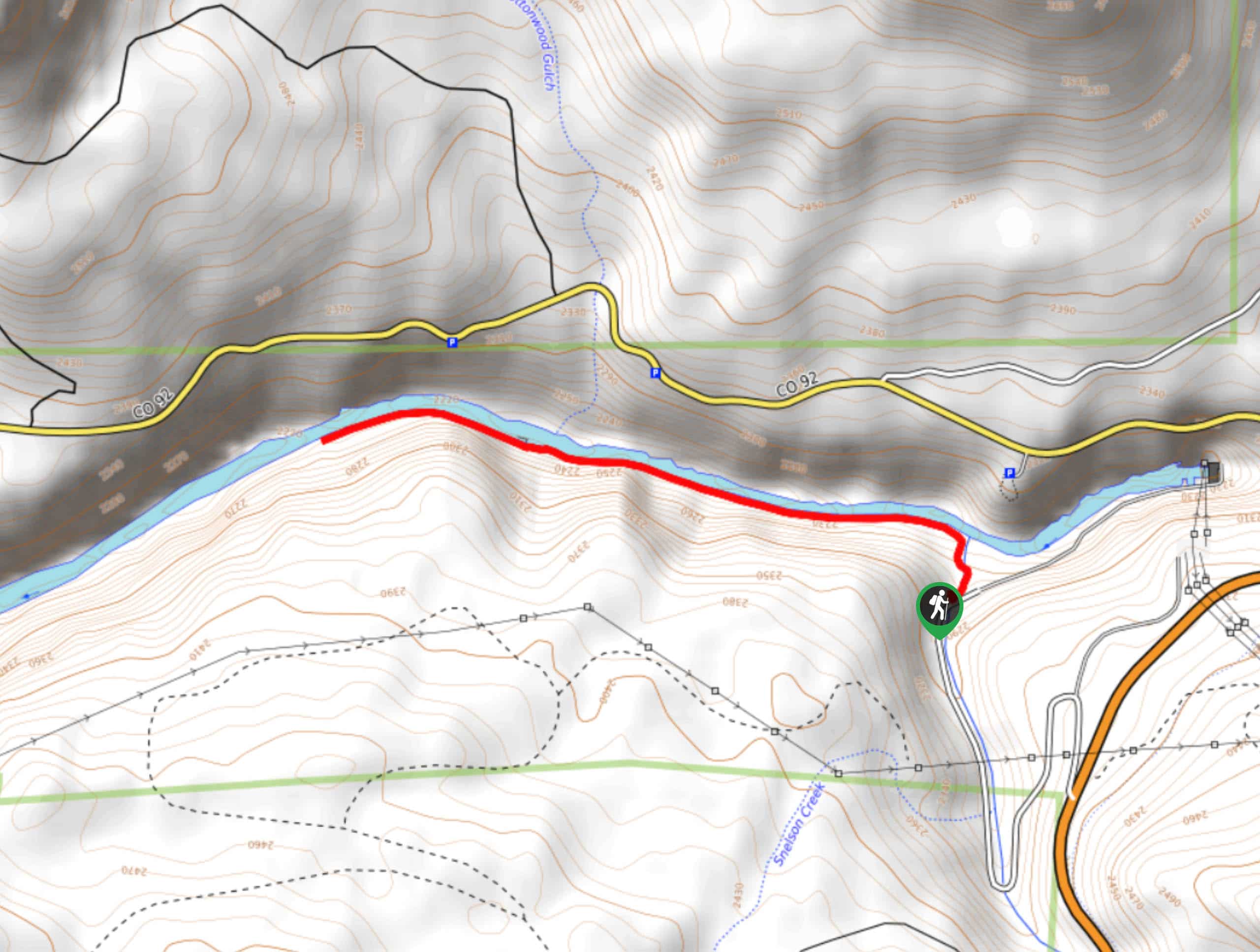 Pine Creek Hike Map