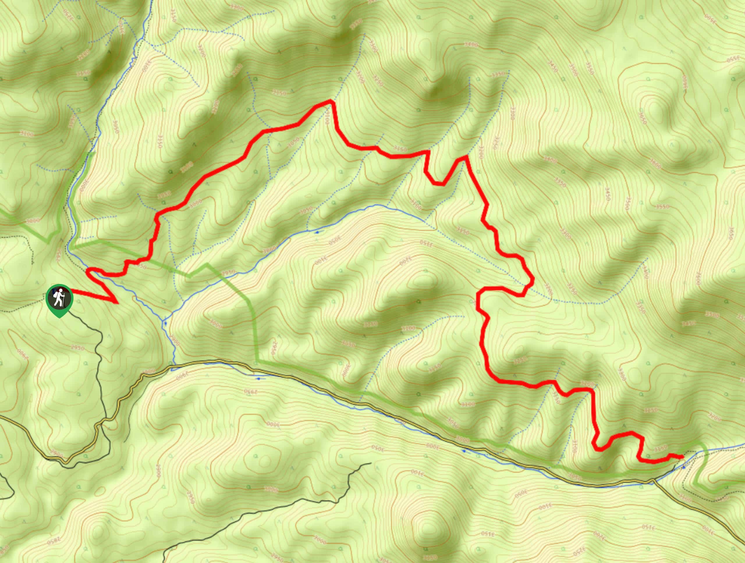 Black Canyon Hike Map