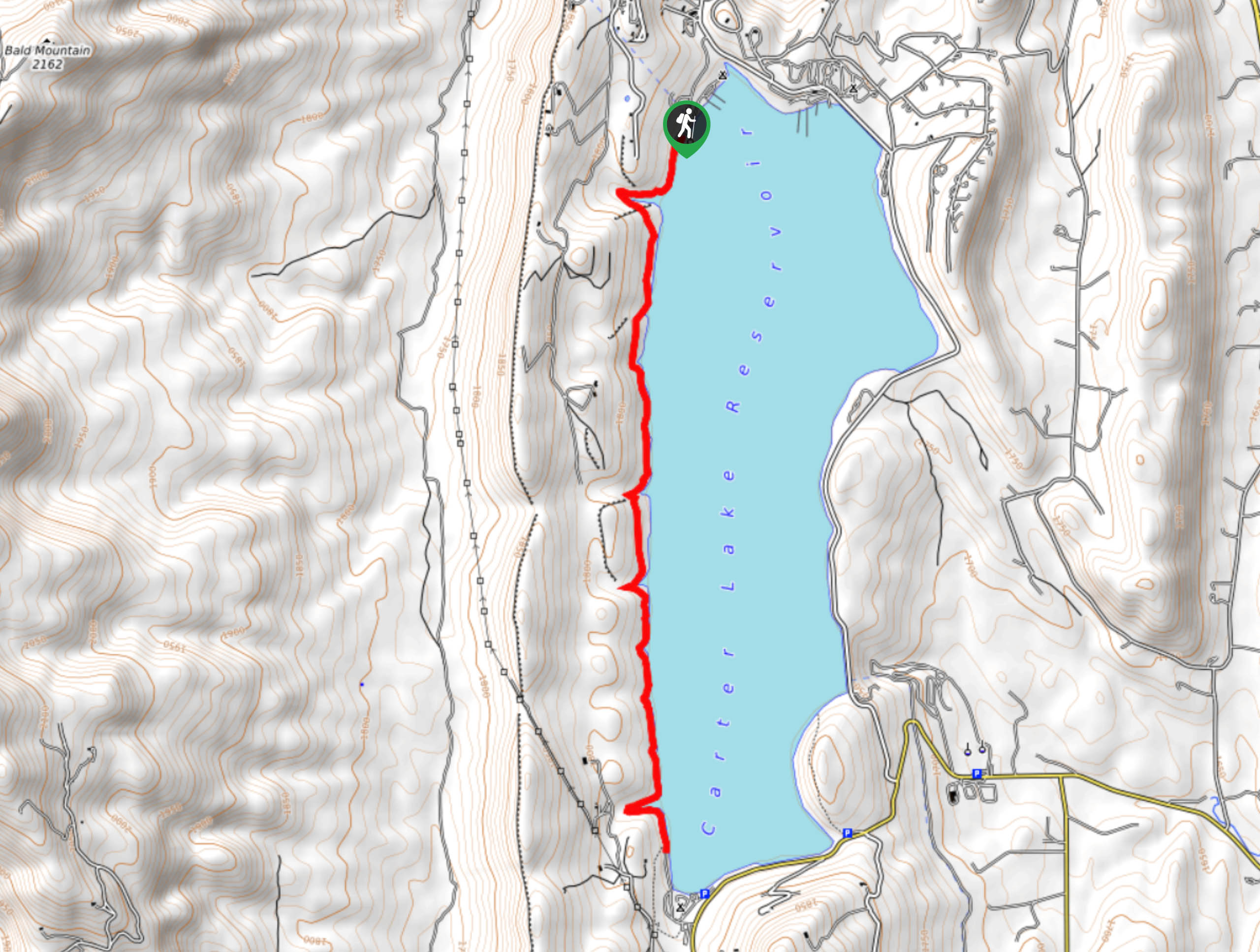Carter Lake’s Sundance Trail Map