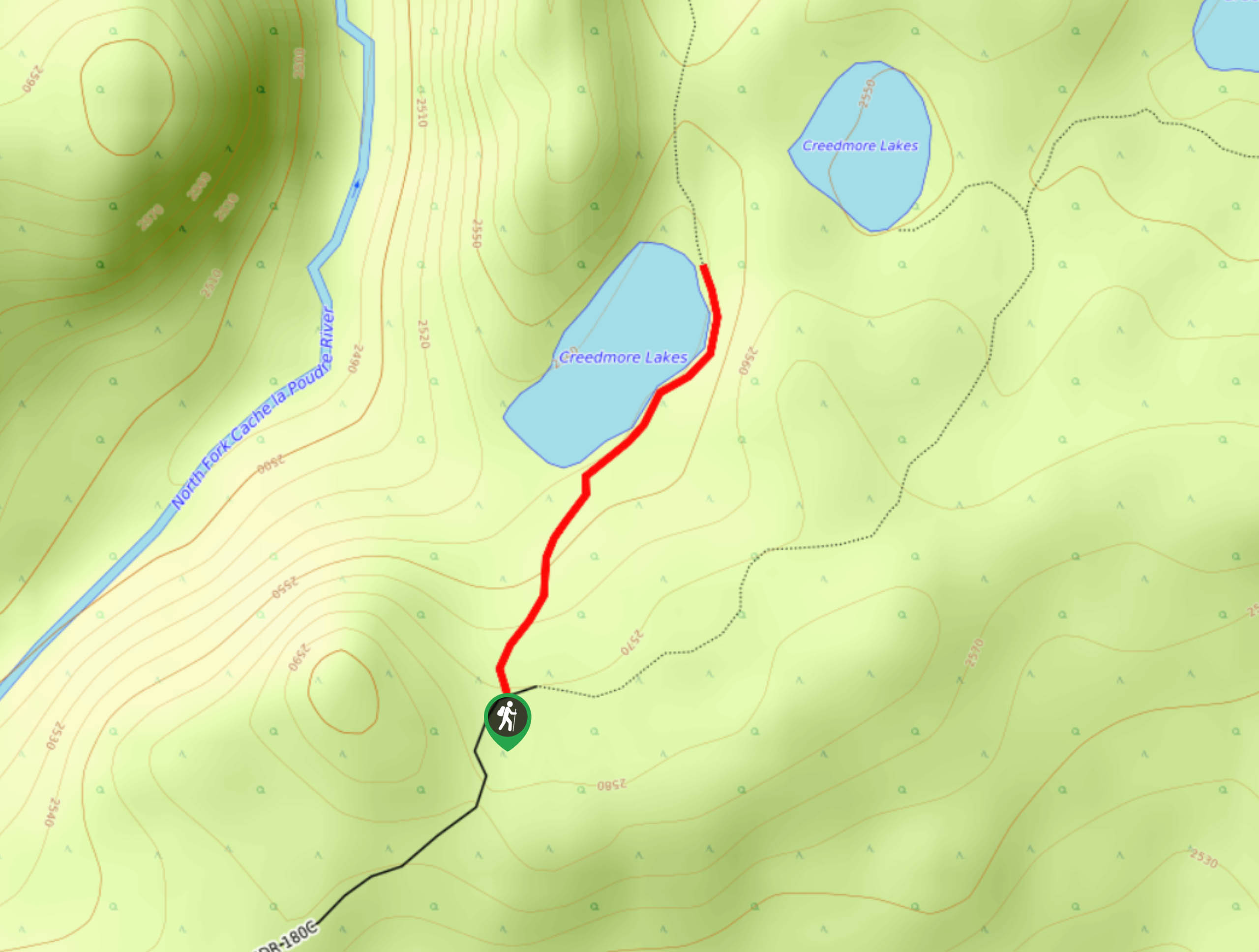 Creedmore Lakes Trail Map