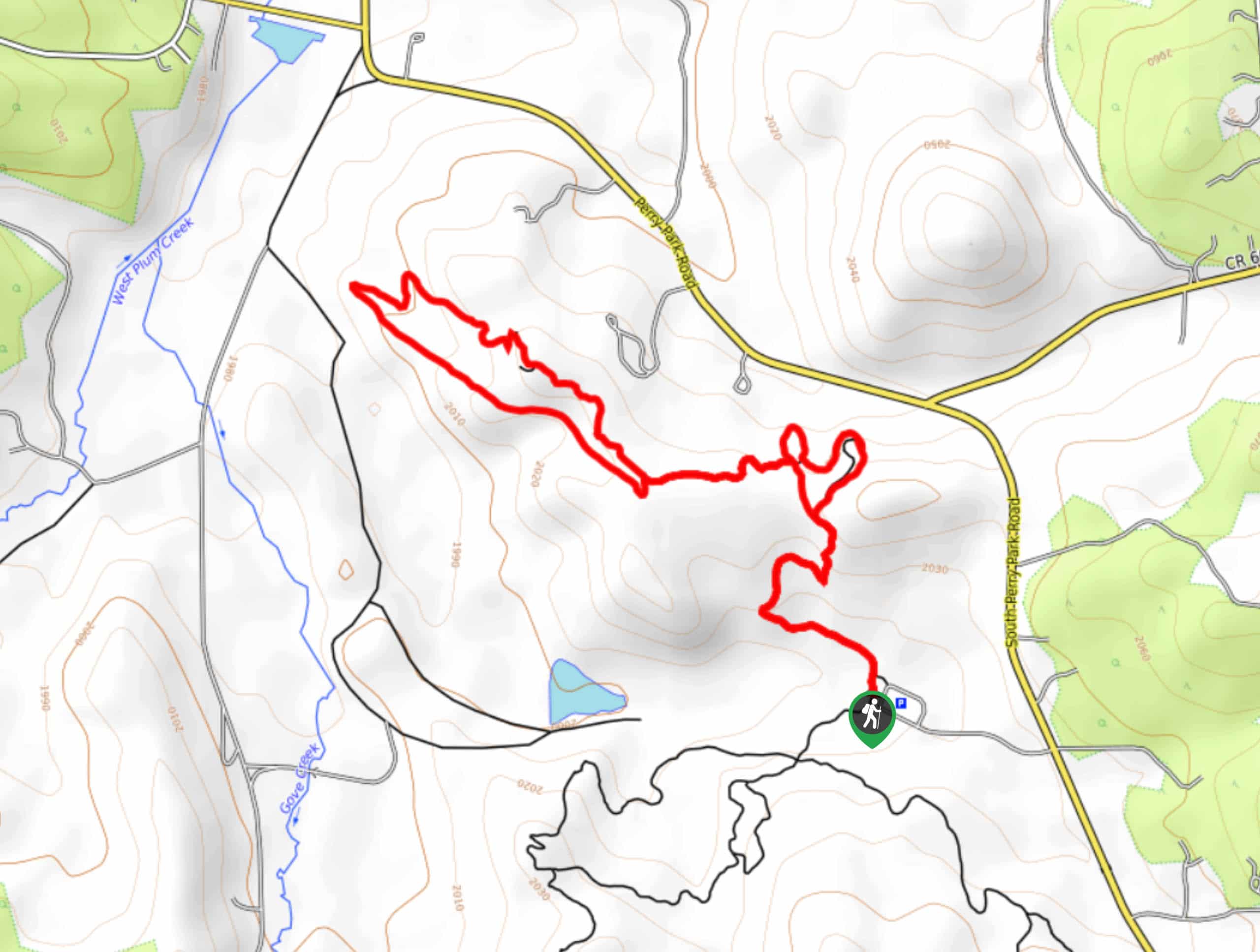 Juniper Valley Hike Map