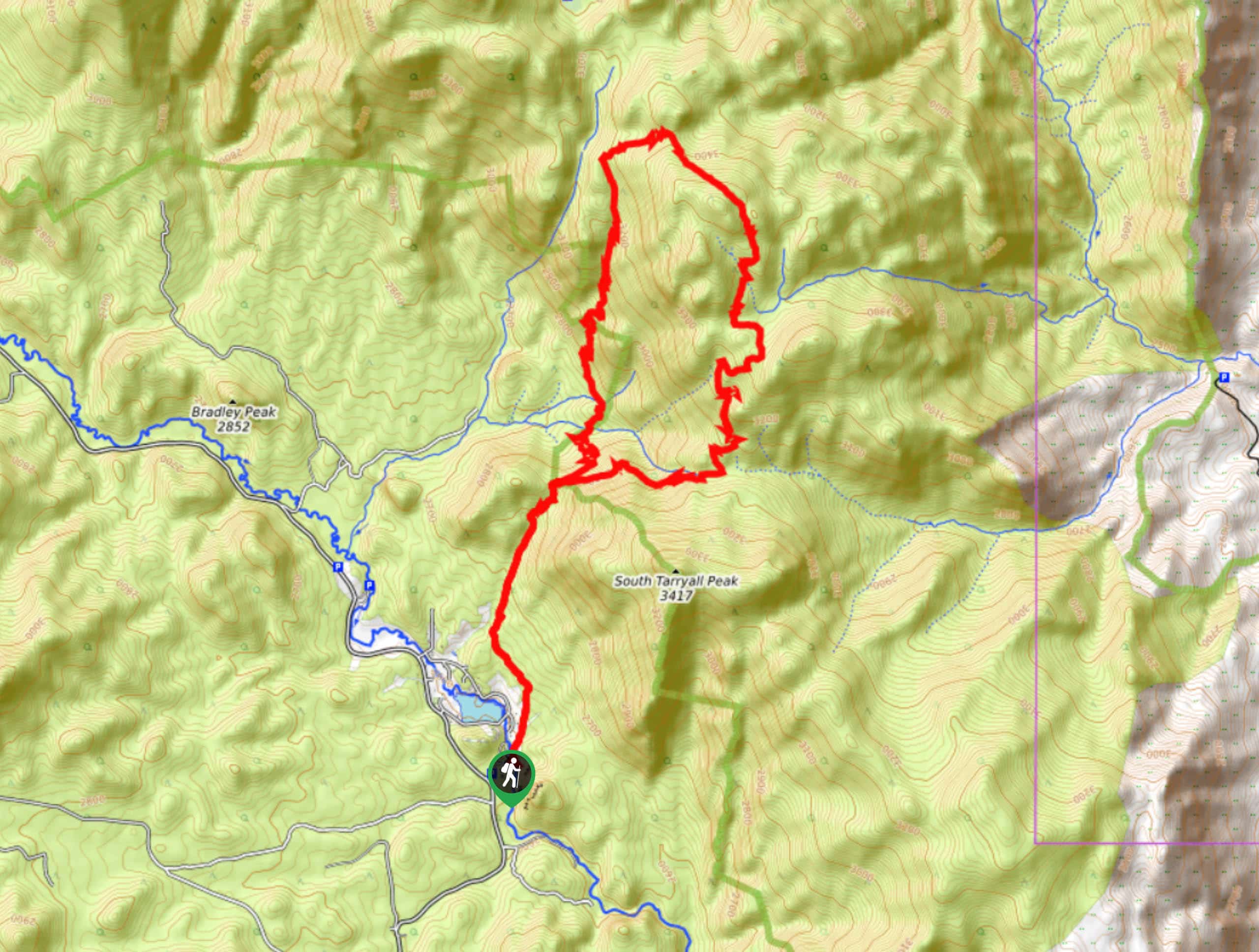 Lake Park Loop Trail Map