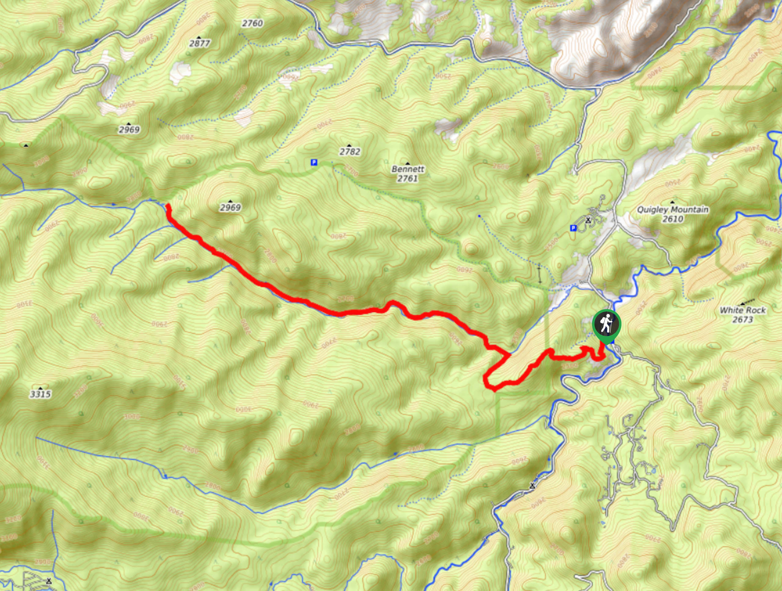 Little Beaver Creek Trail Map