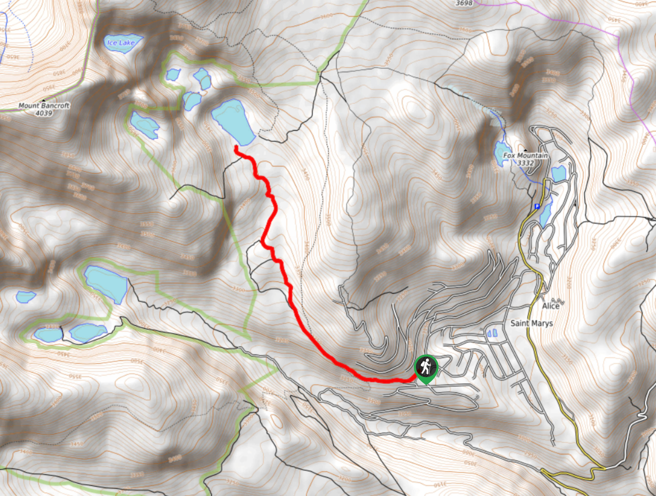 Loch Lomond Colorado Trail Map
